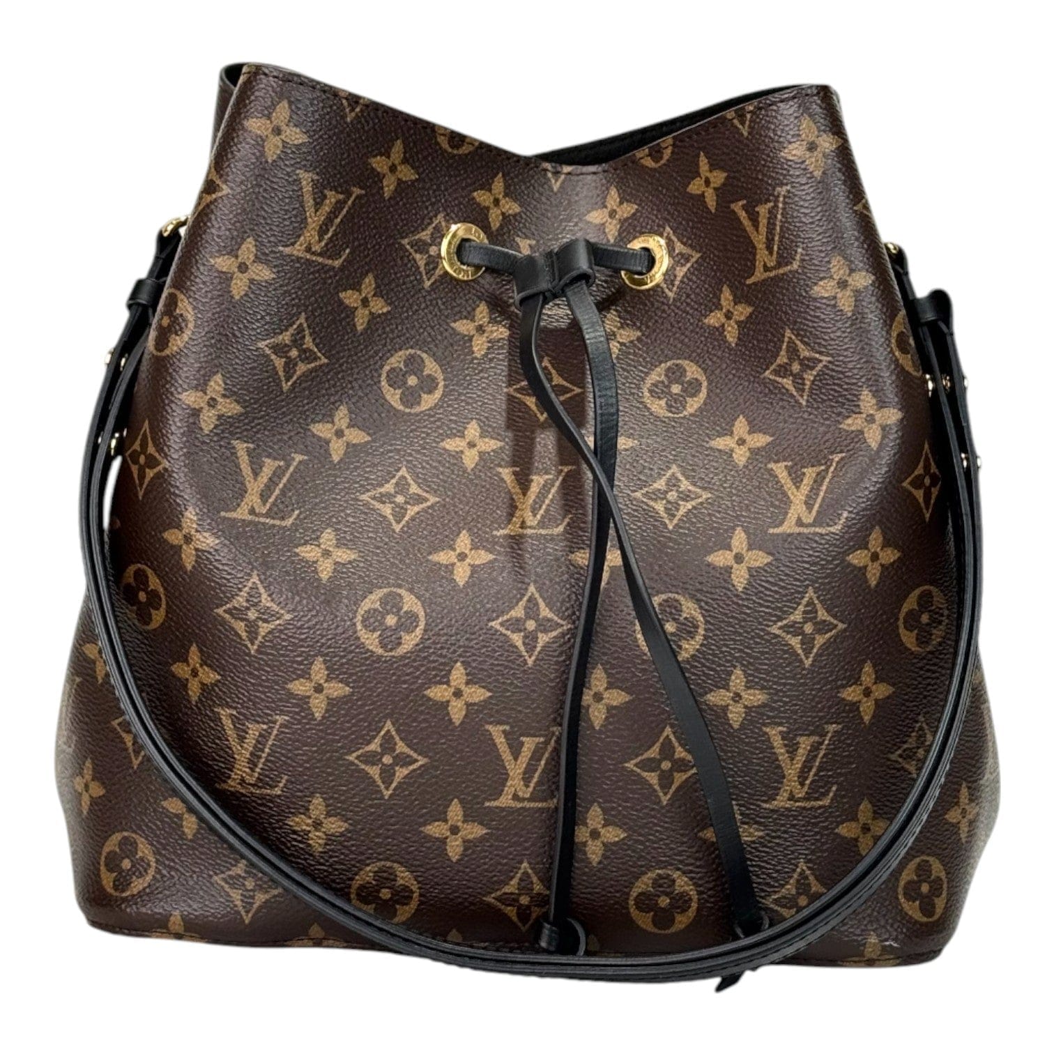 Louis Vuitton Neo Noe MM in 26 cm Monogram Black Bag