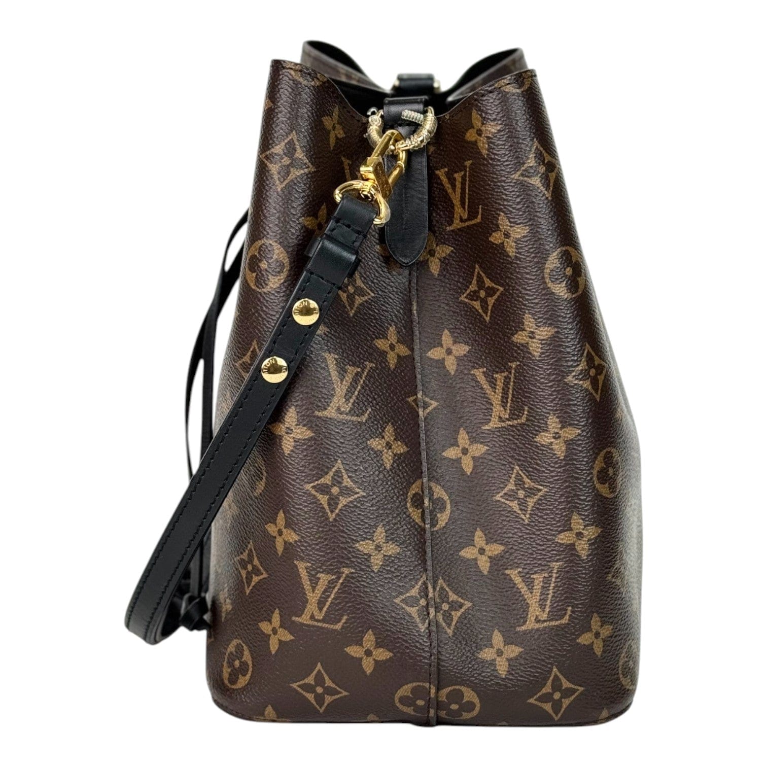 Louis Vuitton Neo Noe MM in 26 cm Monogram Black Bag