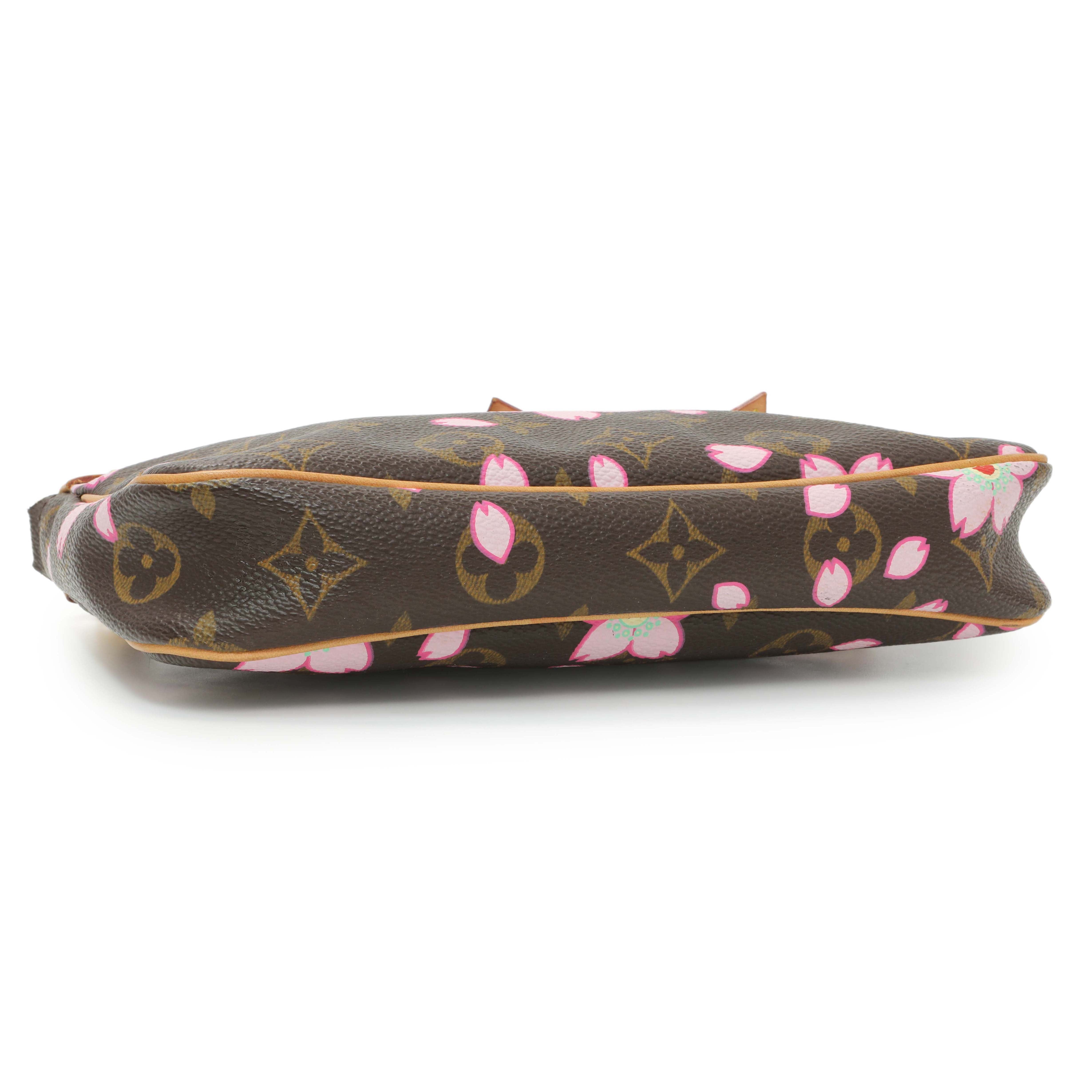Louis Vuitton x Takashi Murakami Monogram Cherry Blossom Pochette Accessories