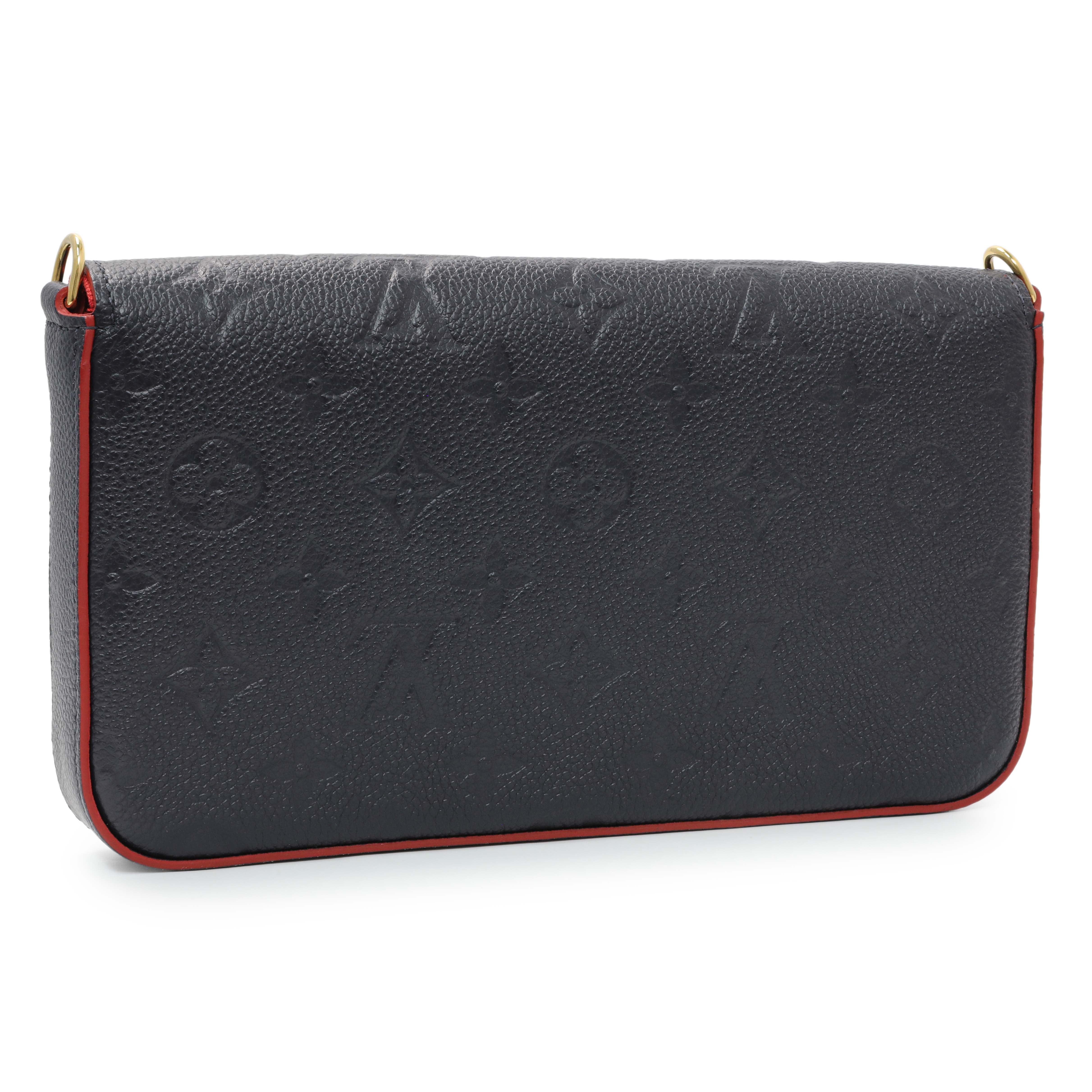 Louis Vuitton Marine Rouge Empreinte Felicie Pochette