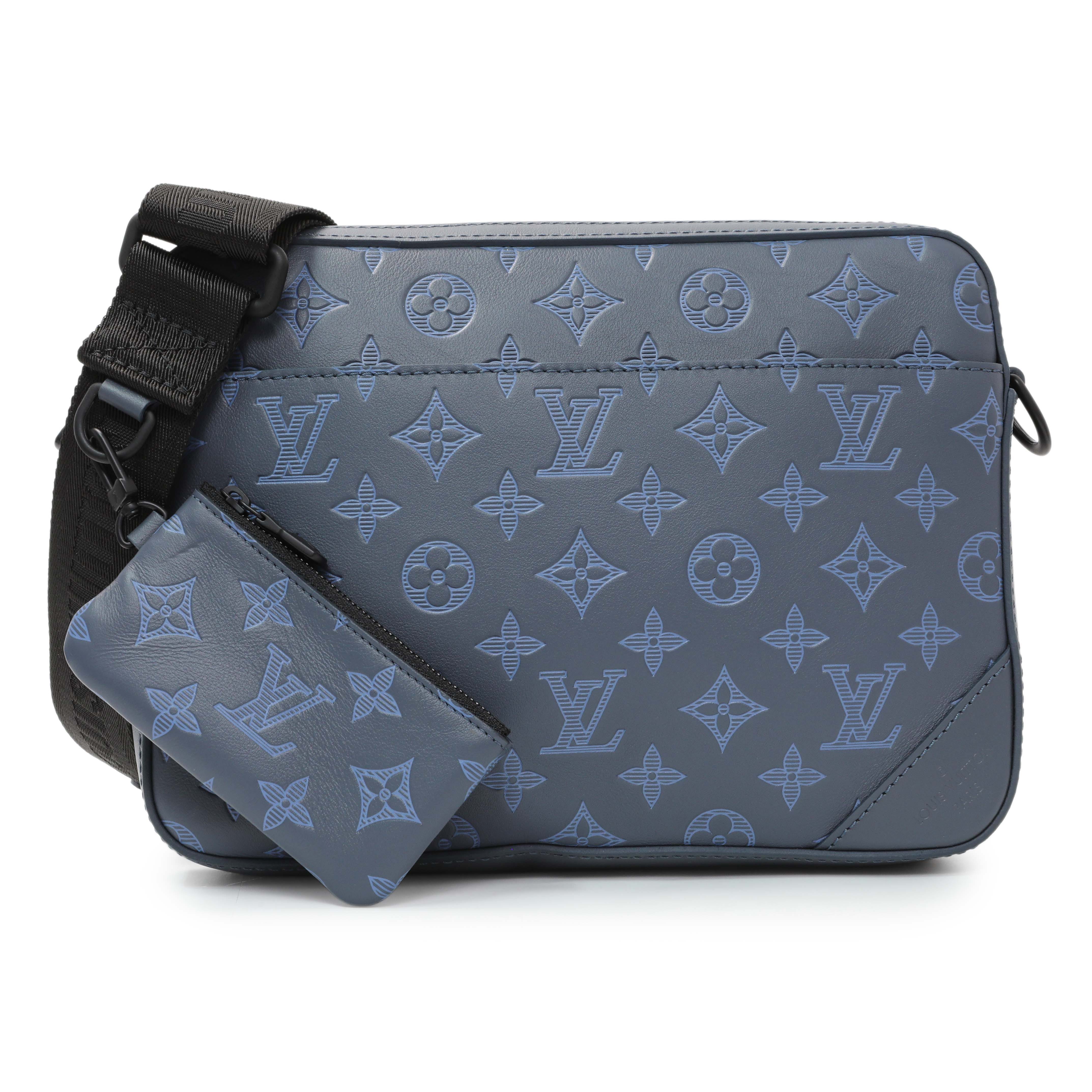 Louis Vuitton Navy Monogram Shadow Duo Messenger