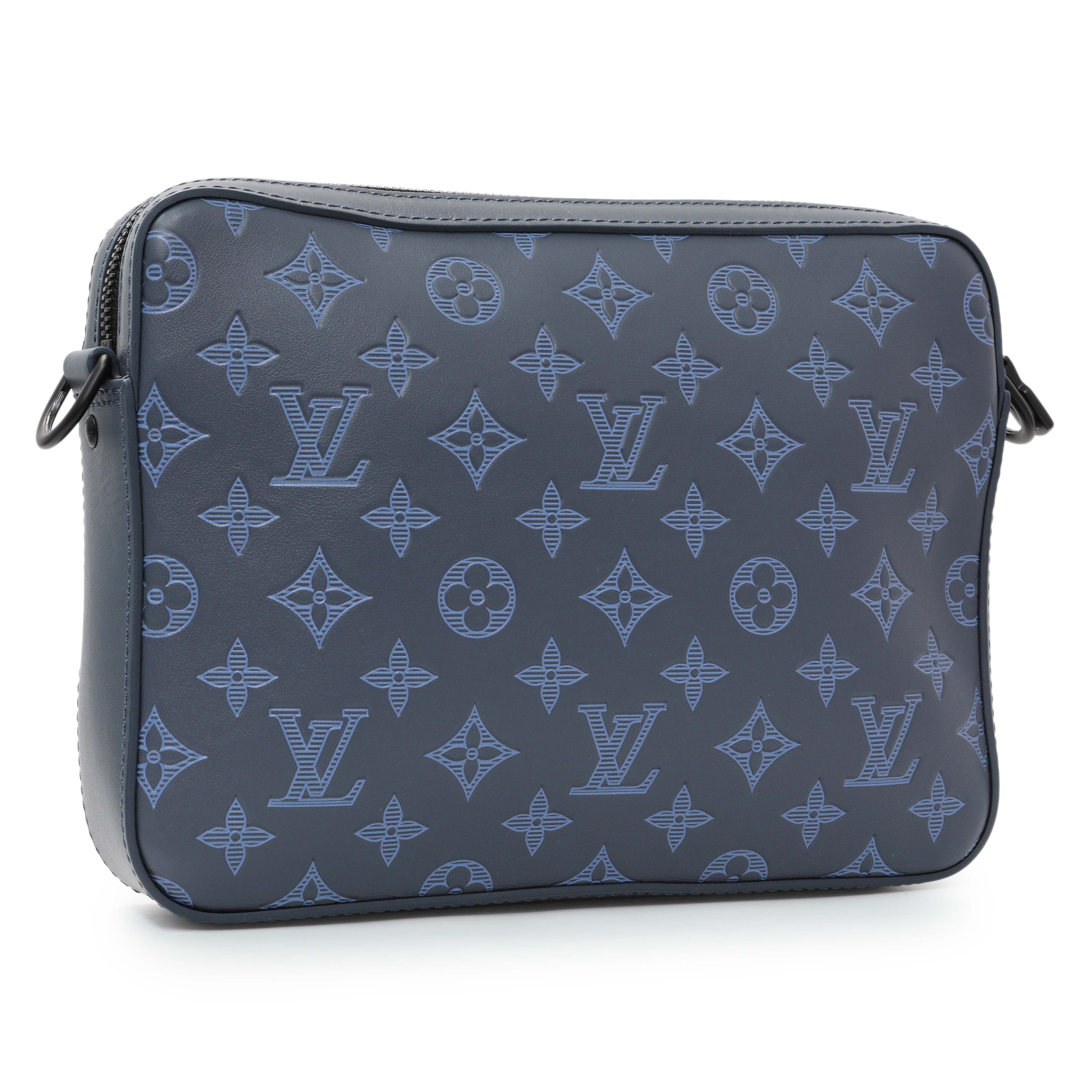 Louis Vuitton Navy Monogram Shadow Duo Messenger