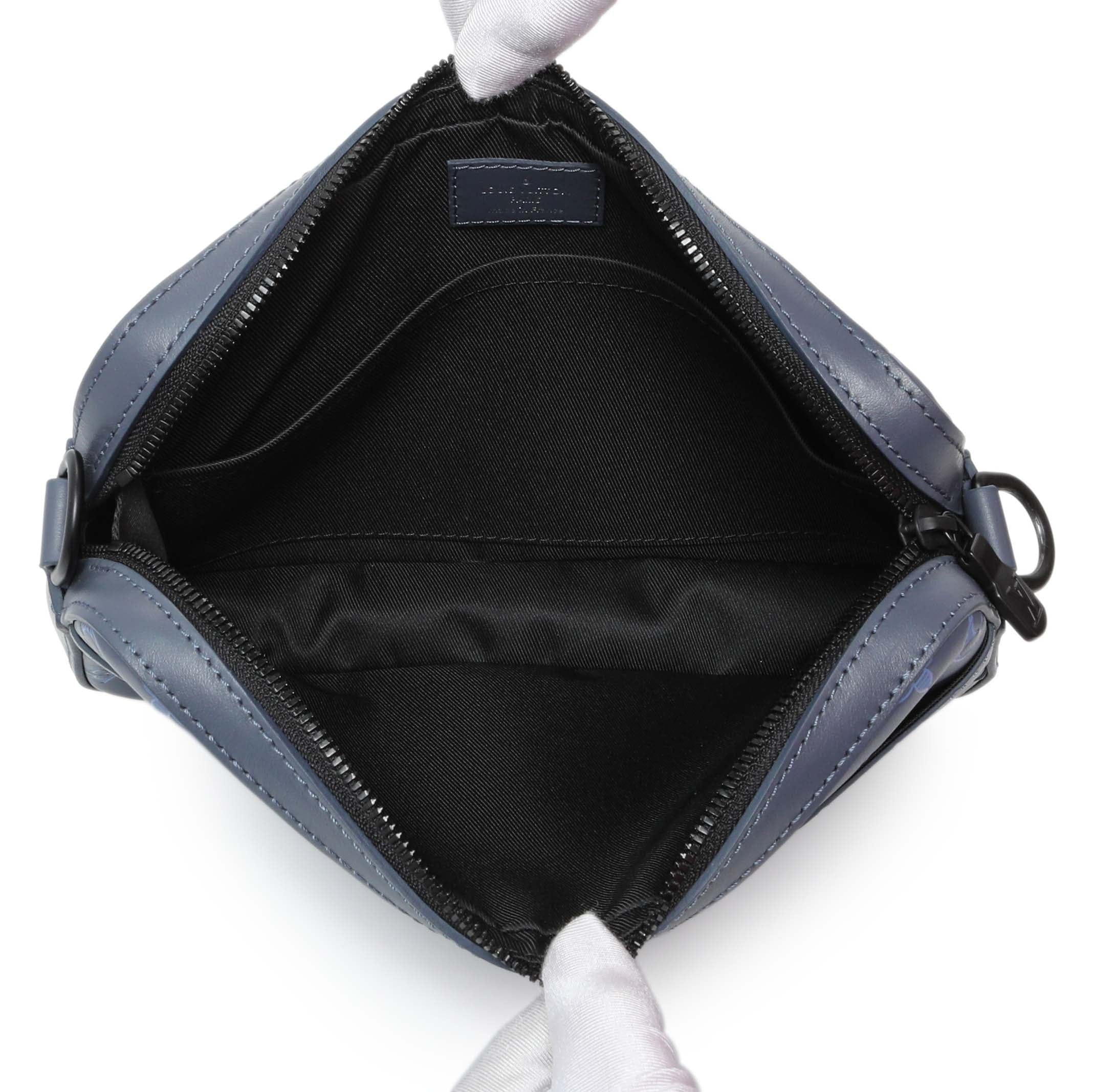 Louis Vuitton Navy Monogram Shadow Duo Messenger