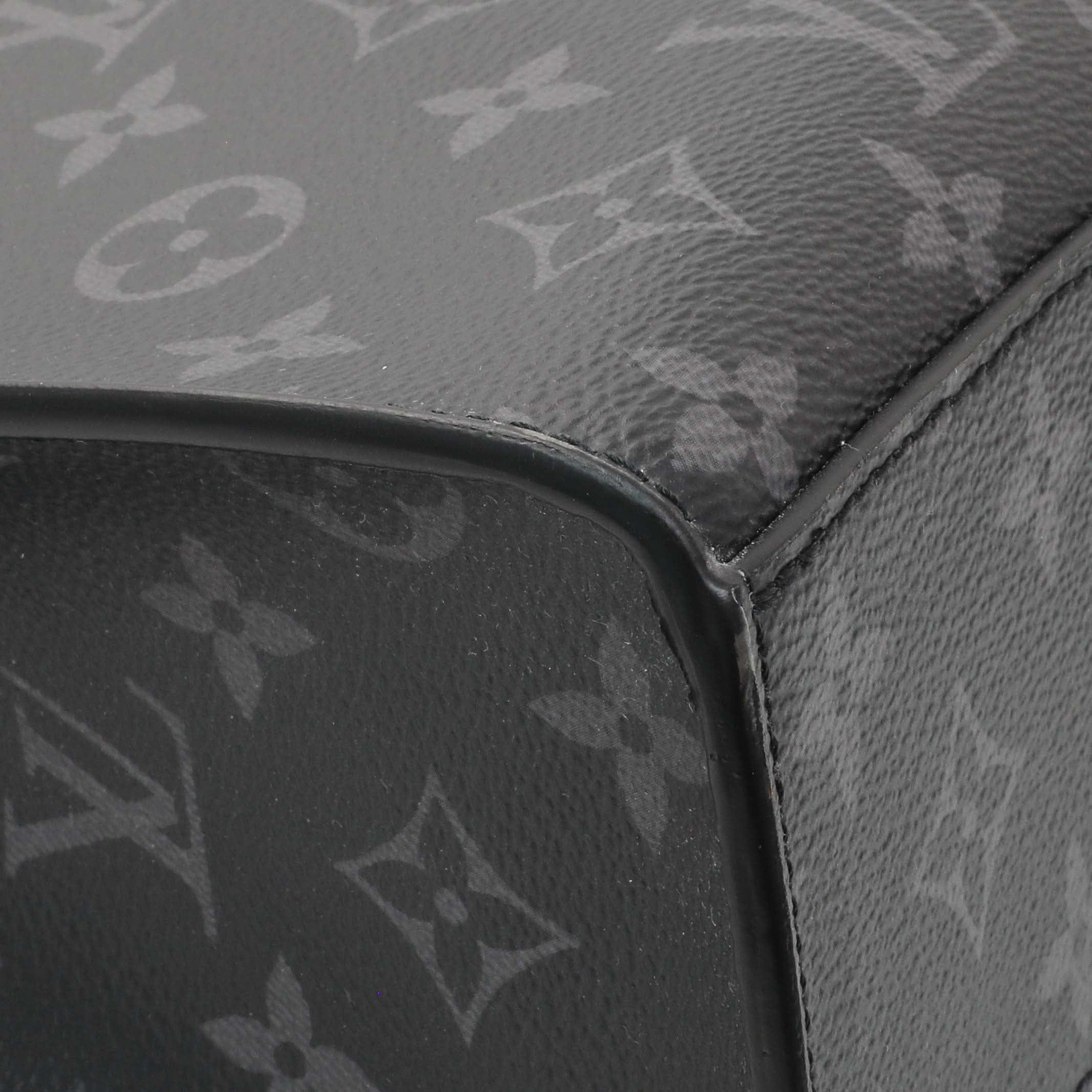Louis Vuitton Monogram Eclipse Sac Plat Horizontal Zipper