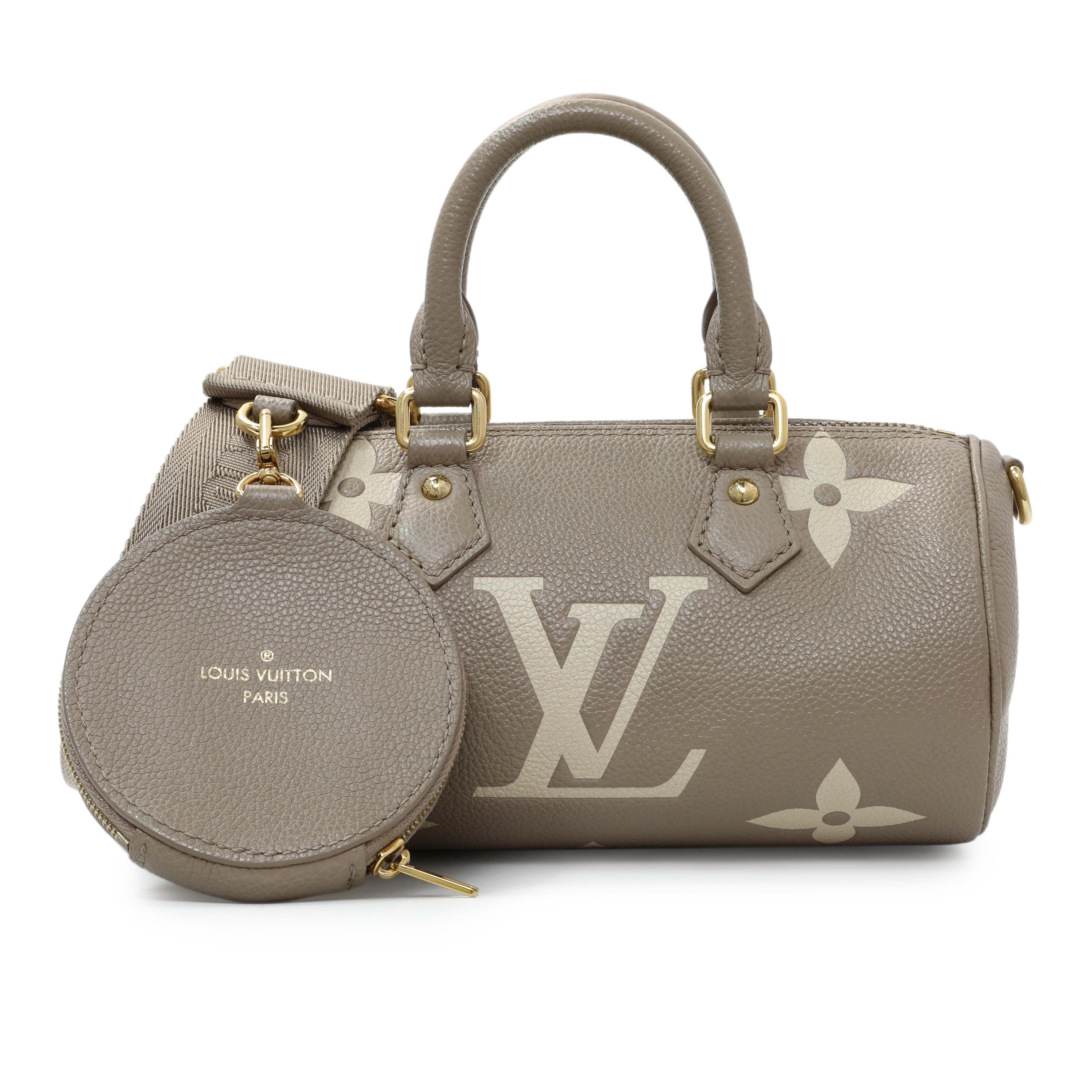 Louis Vuitton Tourterelle Grey Empreinte Papillon BB