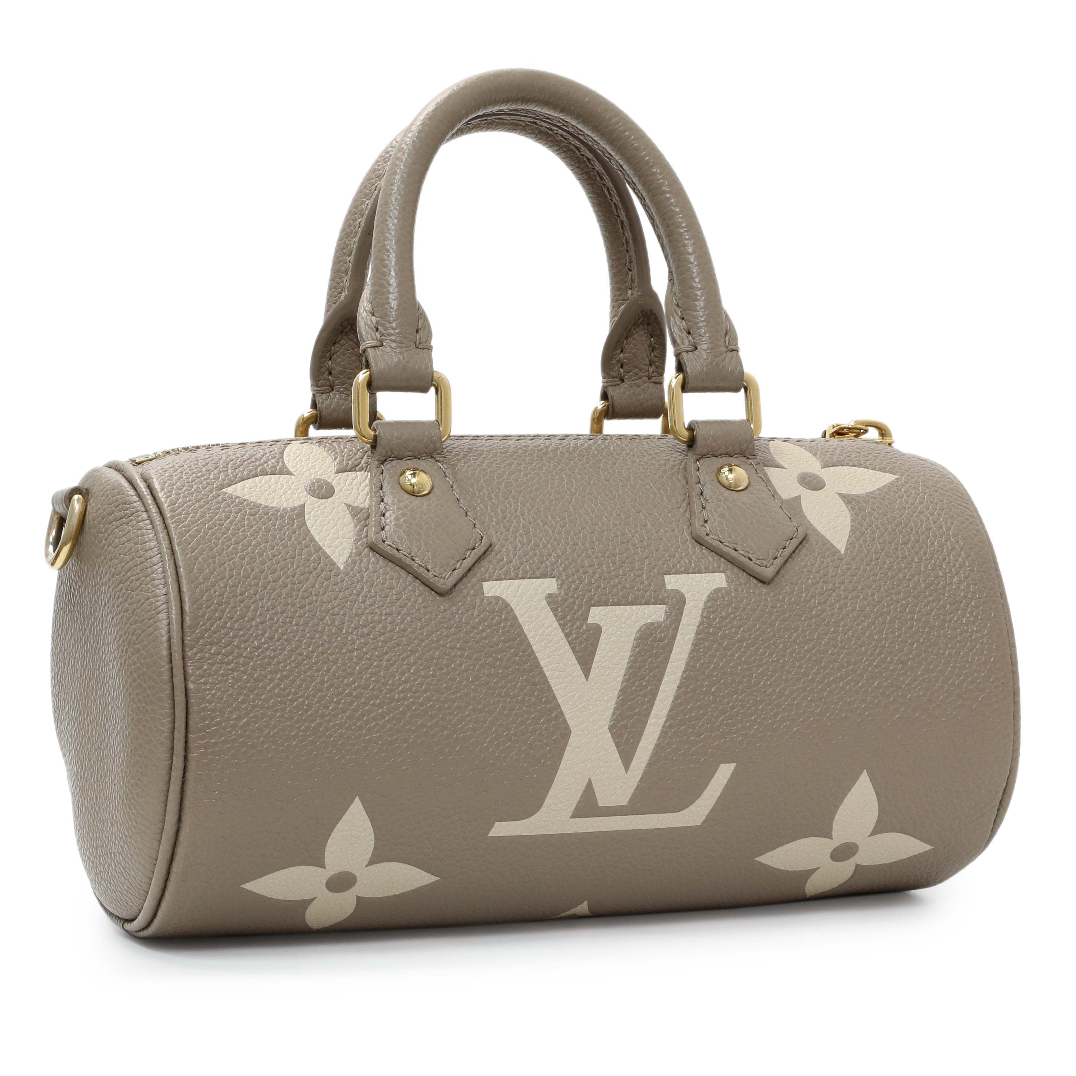Louis Vuitton Tourterelle Grey Empreinte Papillon BB