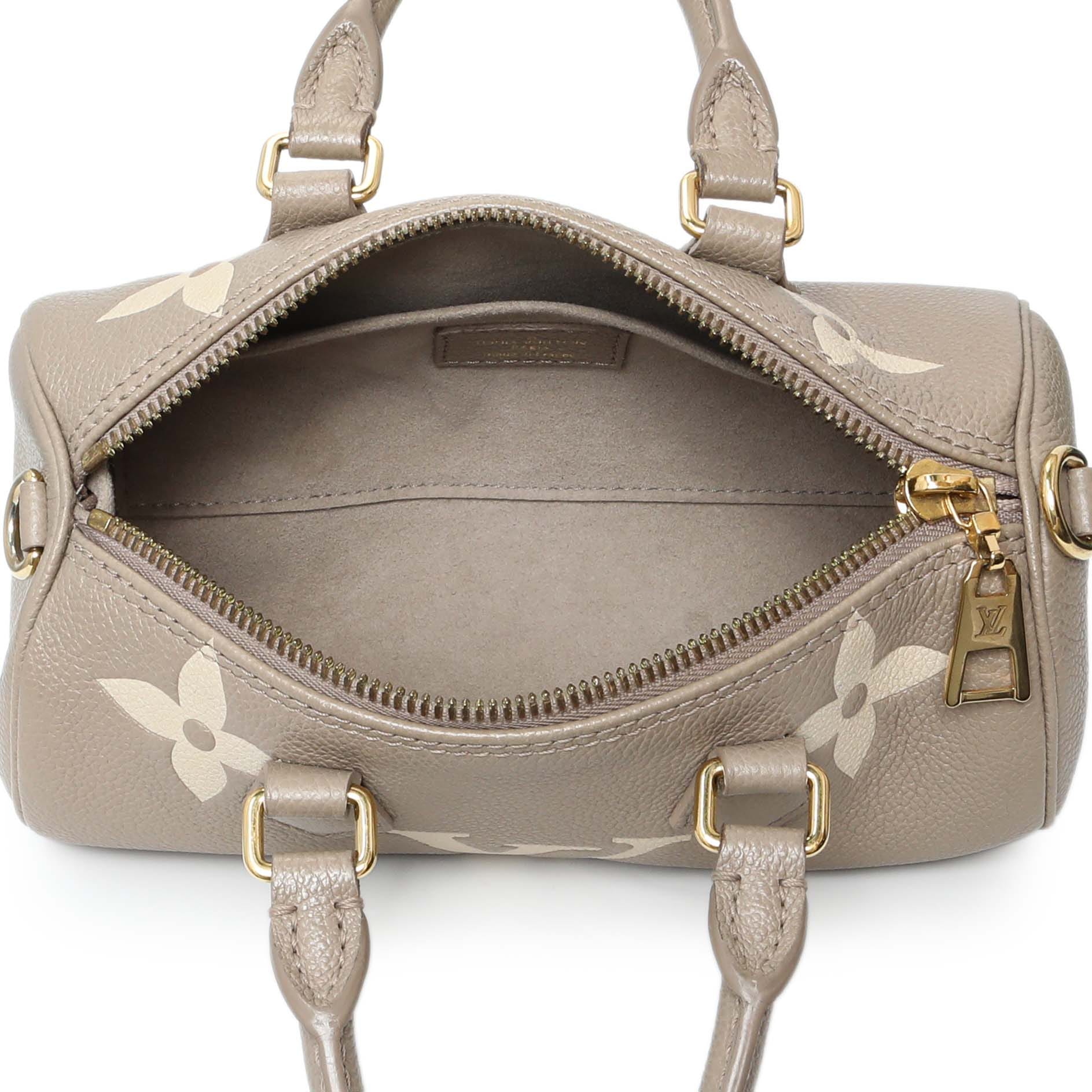 Louis Vuitton Tourterelle Grey Empreinte Papillon BB