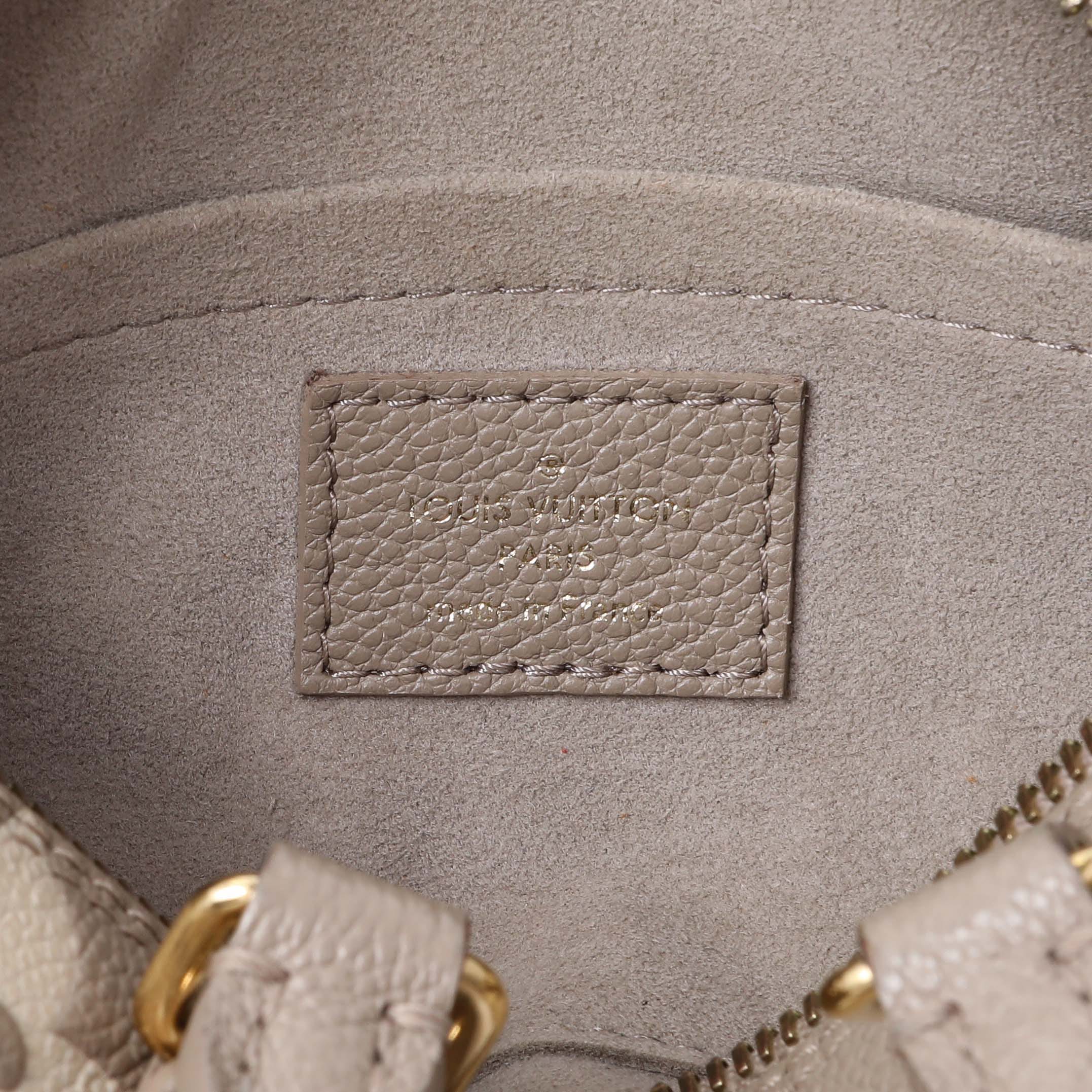 Louis Vuitton Tourterelle Grey Empreinte Papillon BB