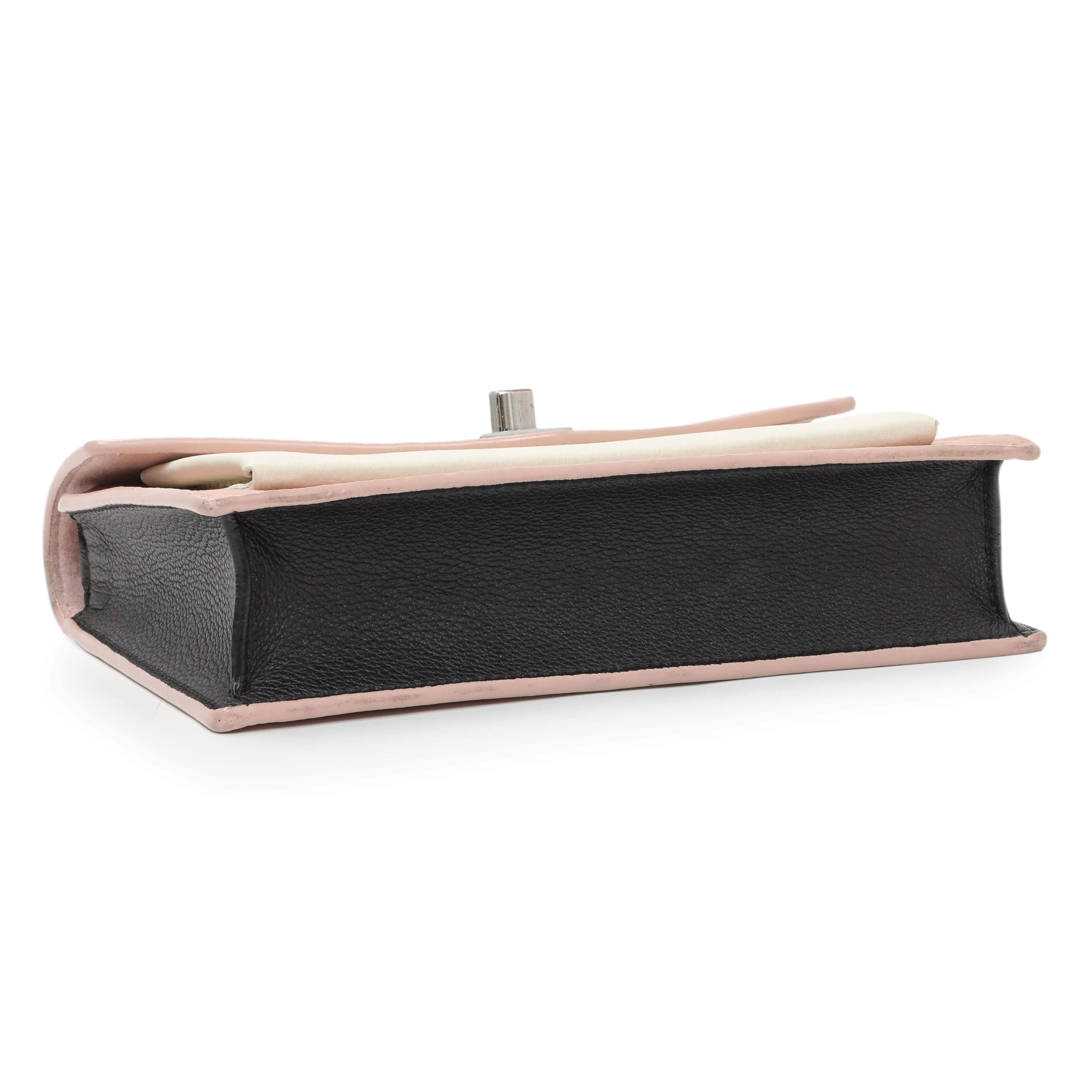 Louis Vuitton Pink Calfskin Mylockme Chain Pochette