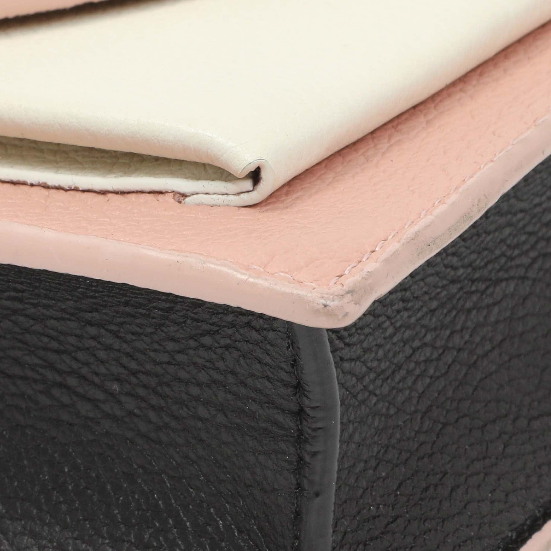 Louis Vuitton Pink Calfskin Mylockme Chain Pochette