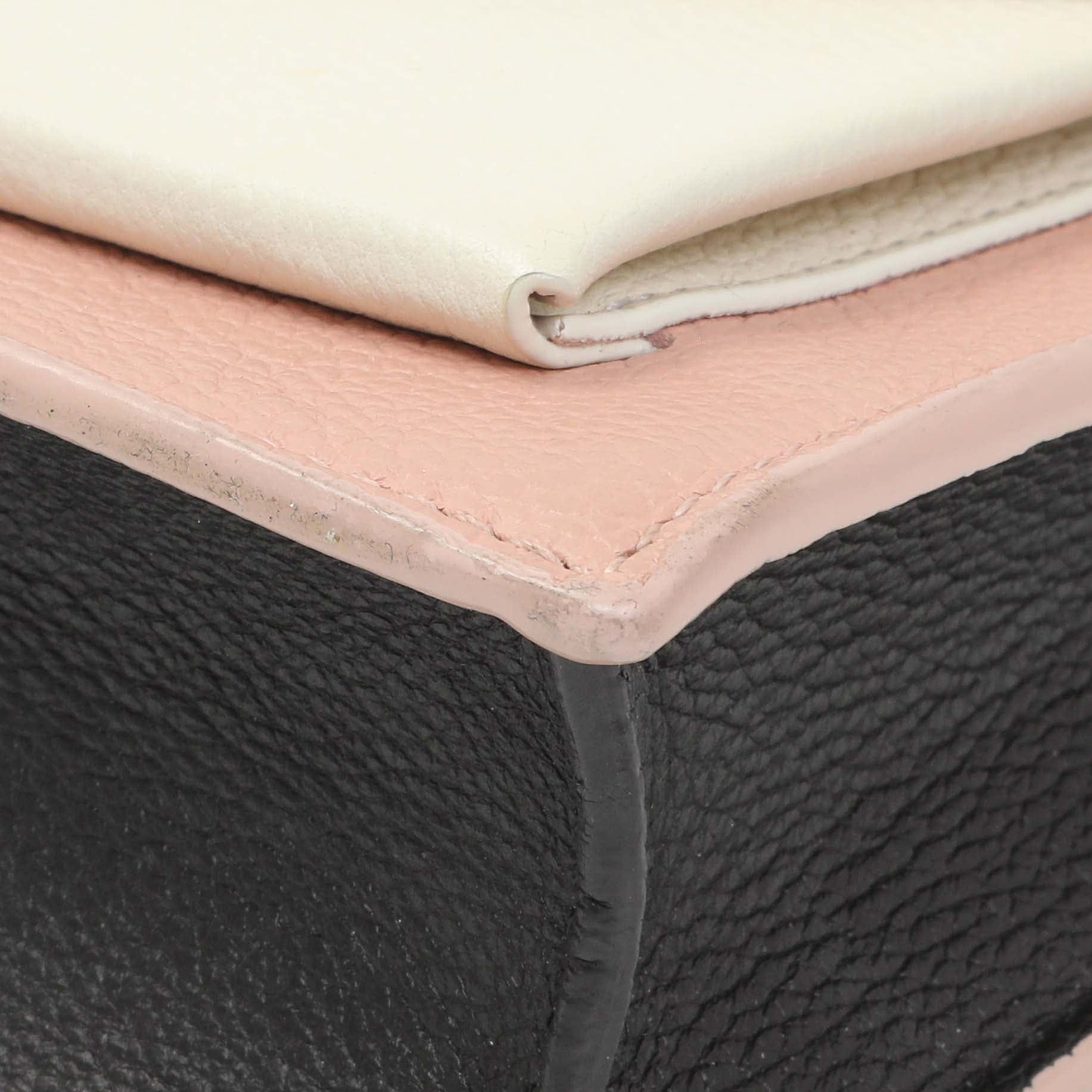 Louis Vuitton Pink Calfskin Mylockme Chain Pochette