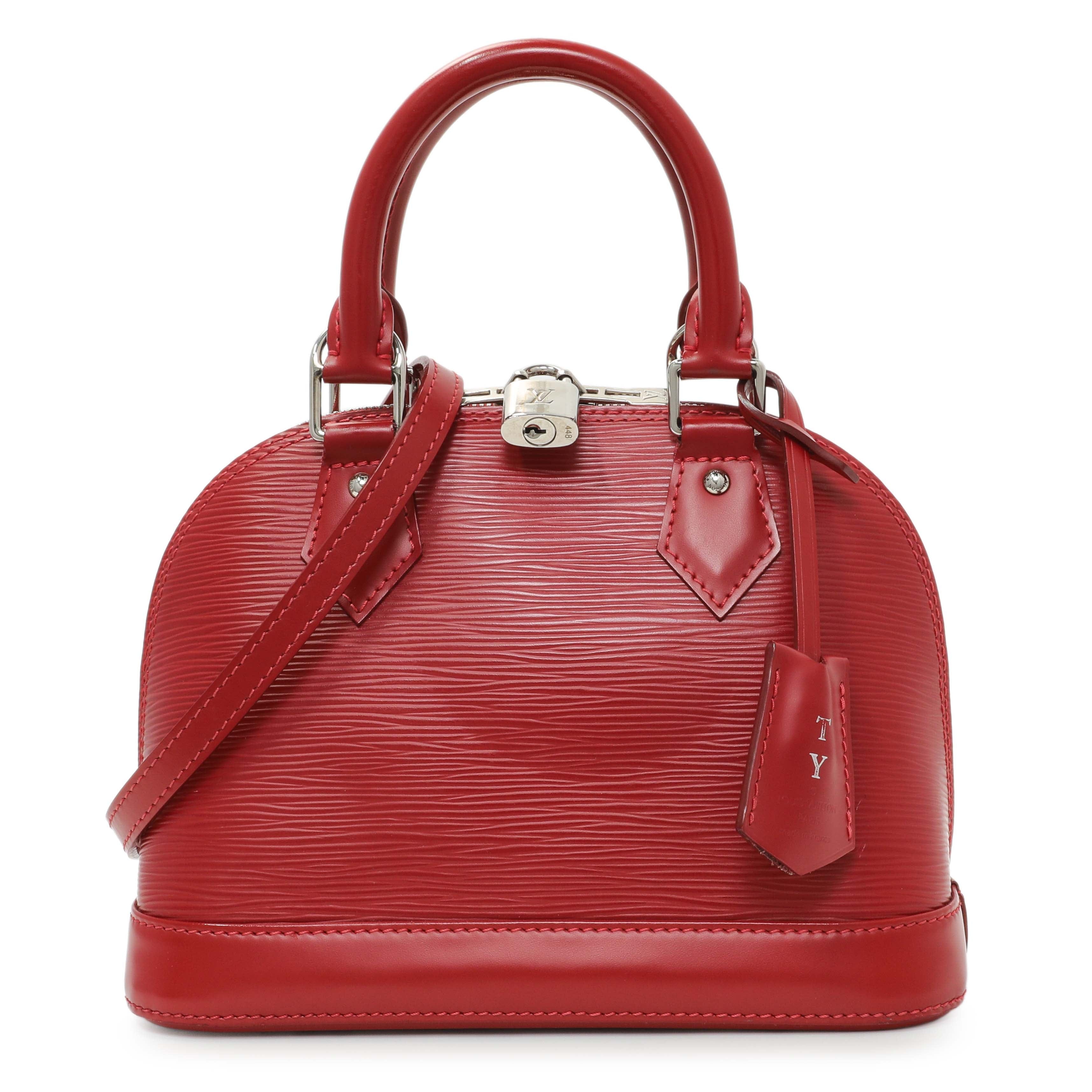 Louis Vuitton Lous Vuitton Red Epi Alma BB