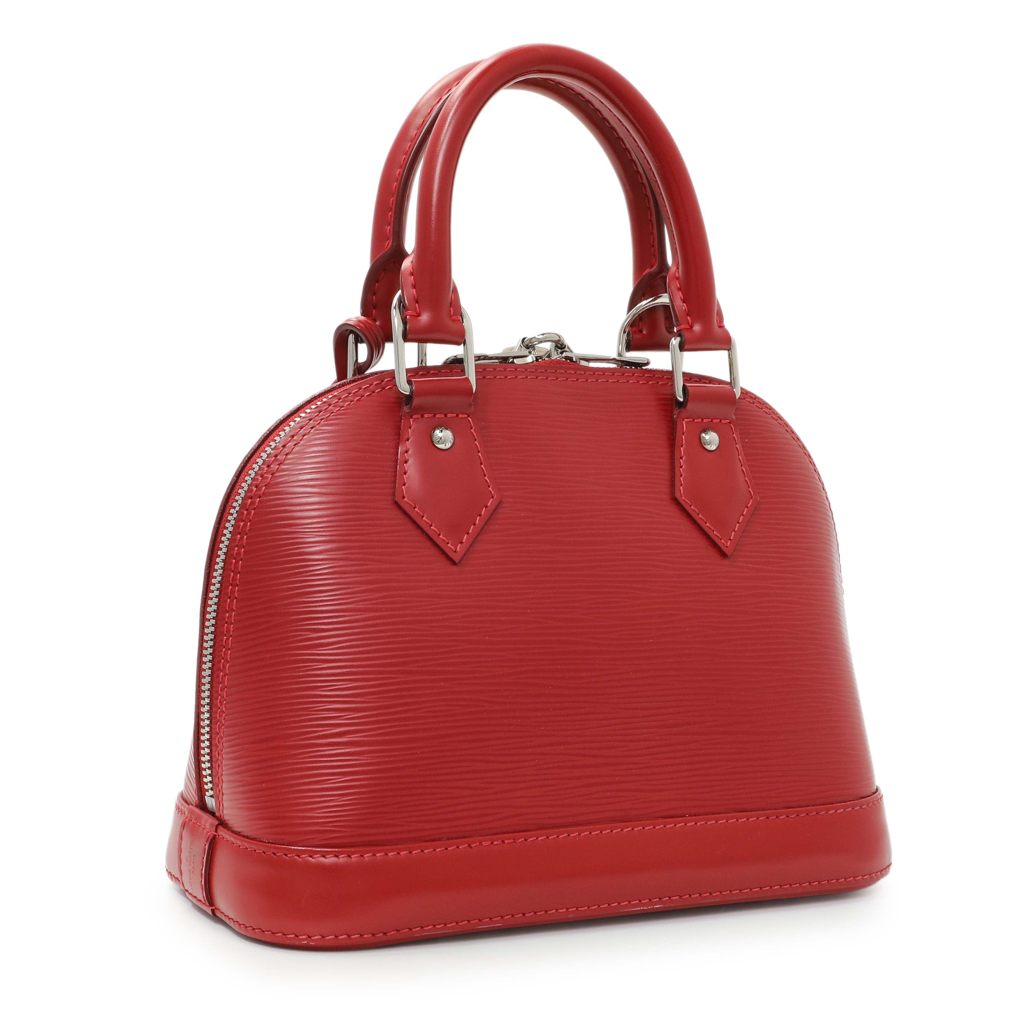 Louis Vuitton Lous Vuitton Red Epi Alma BB