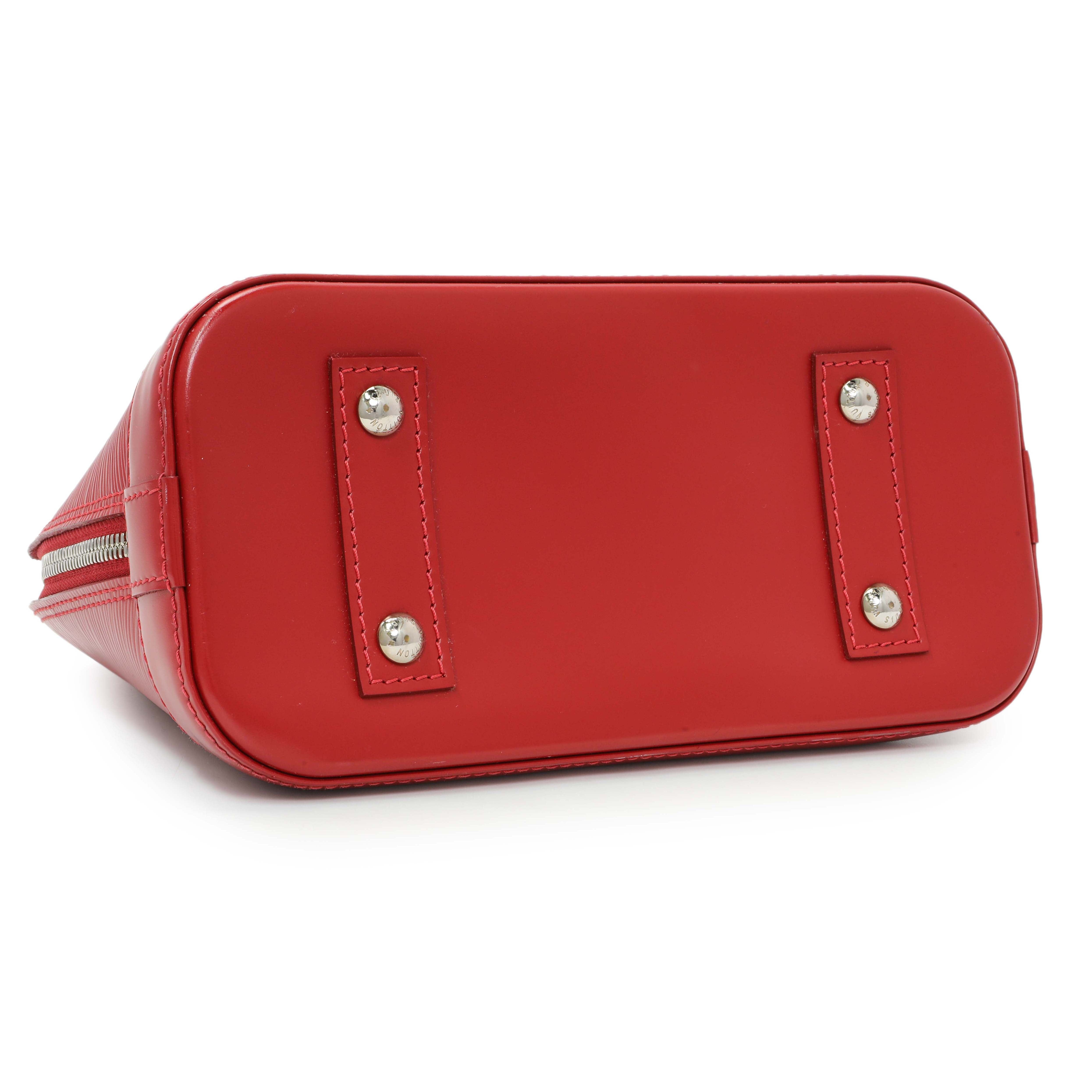 Louis Vuitton Lous Vuitton Red Epi Alma BB