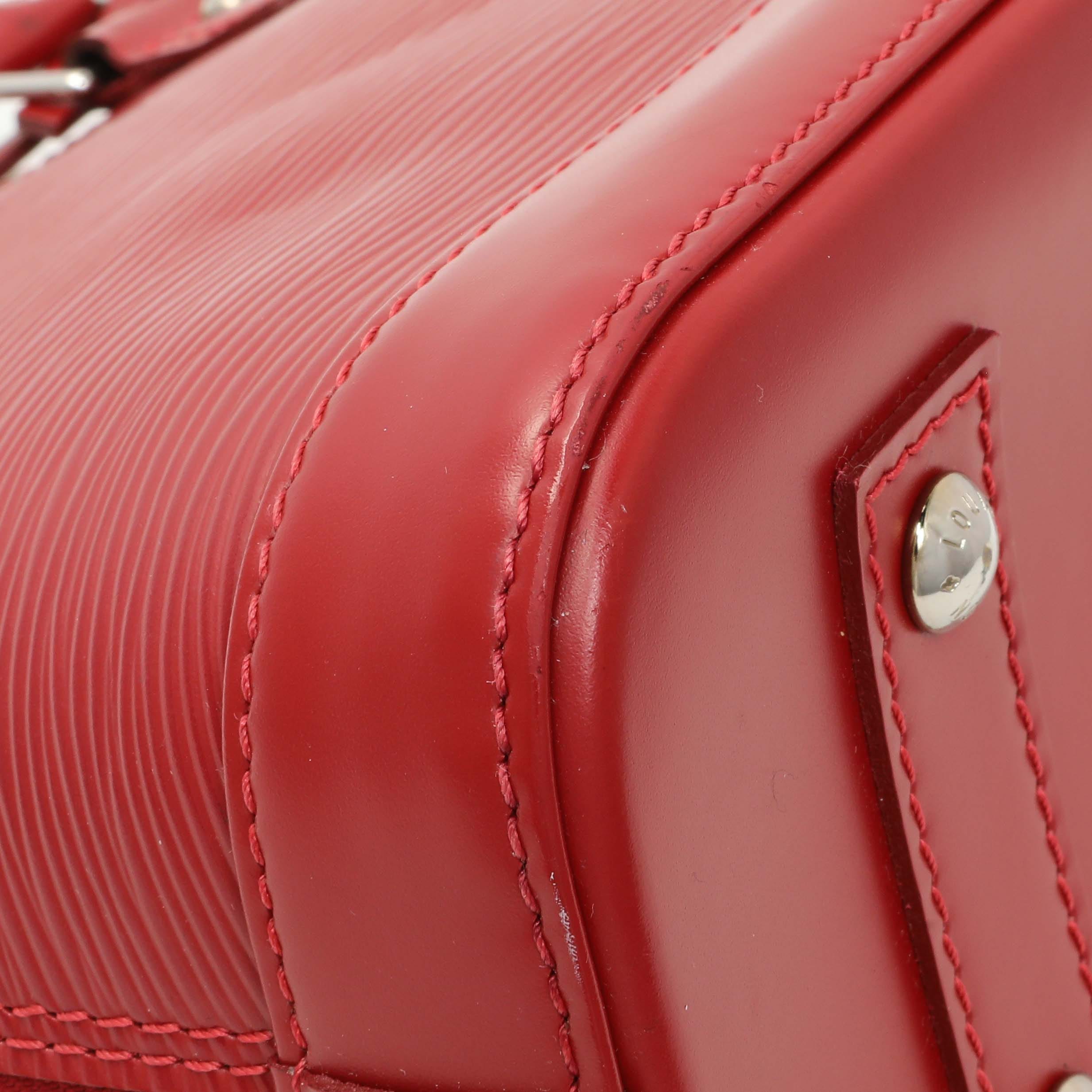 Louis Vuitton Lous Vuitton Red Epi Alma BB