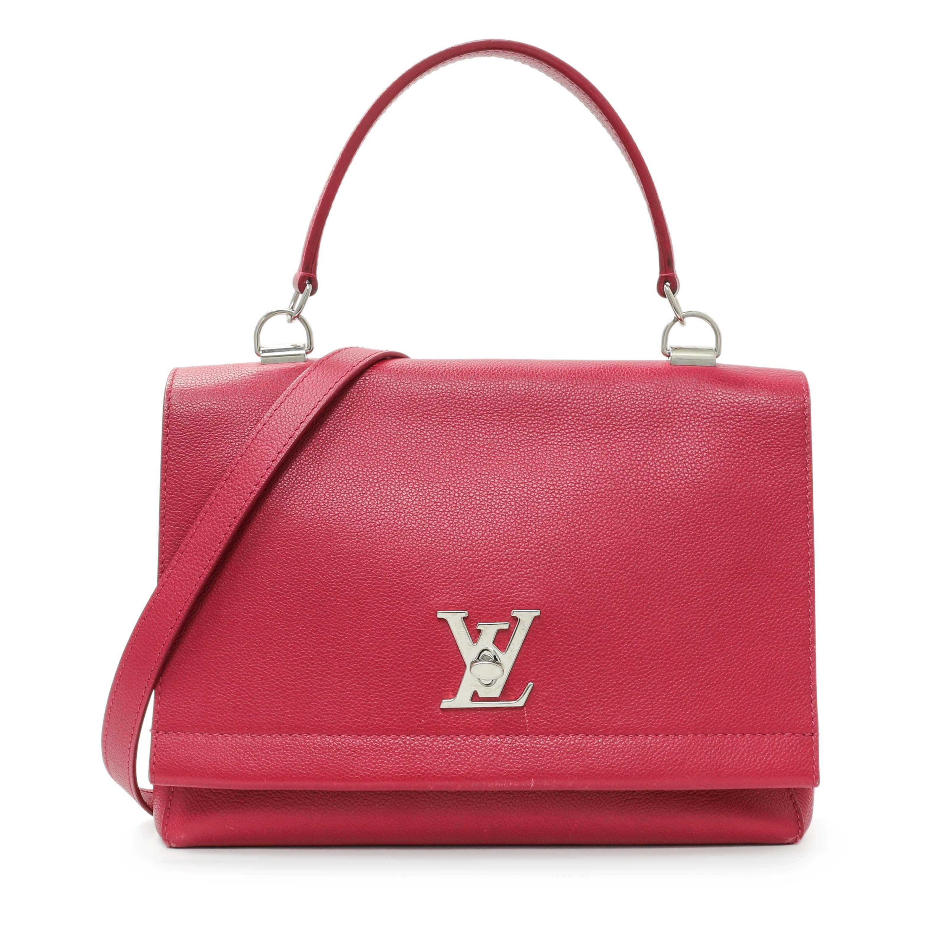 Louis Vuitton Dahlia Soft Calfskin Lockme II Top Handle