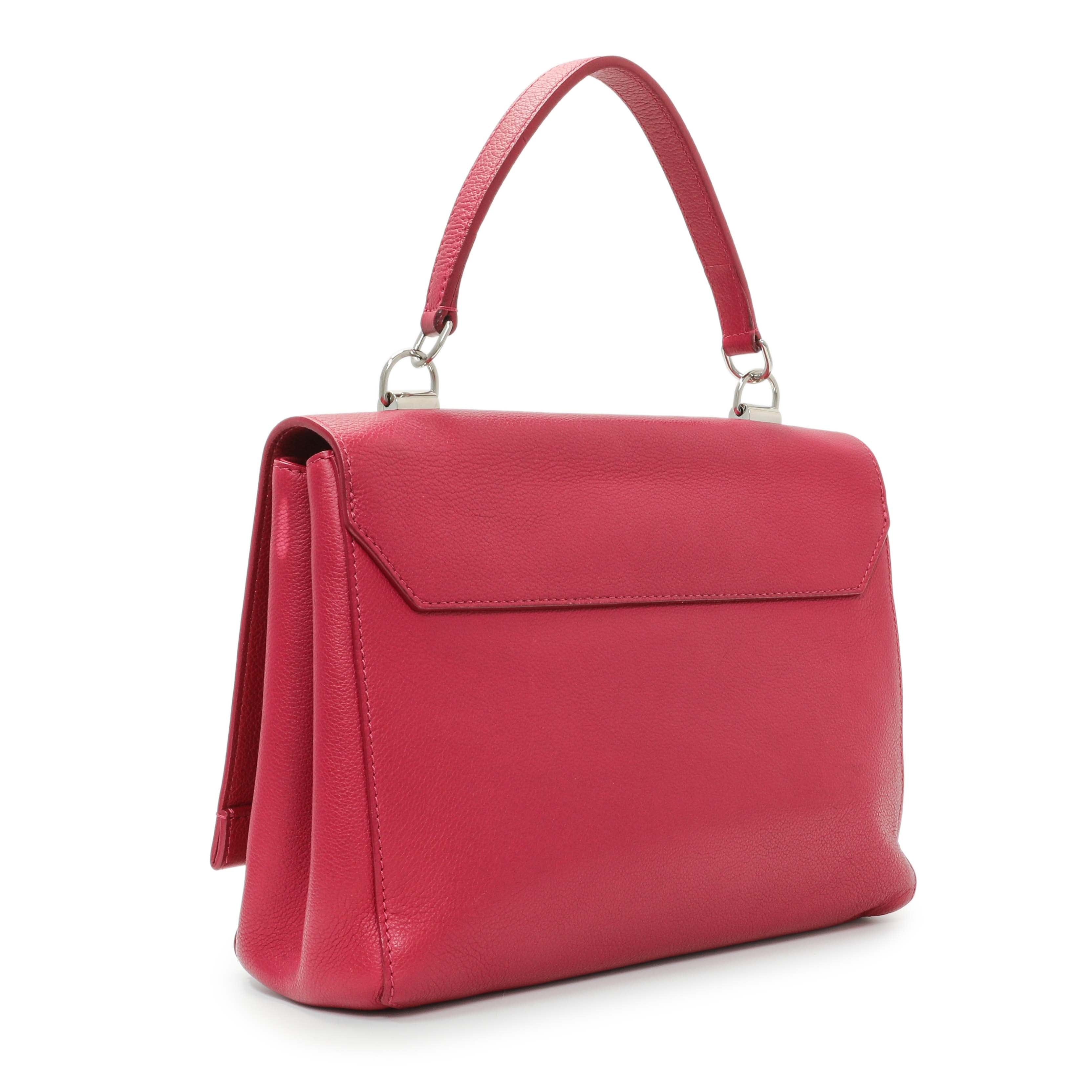 Louis Vuitton Dahlia Soft Calfskin Lockme II Top Handle