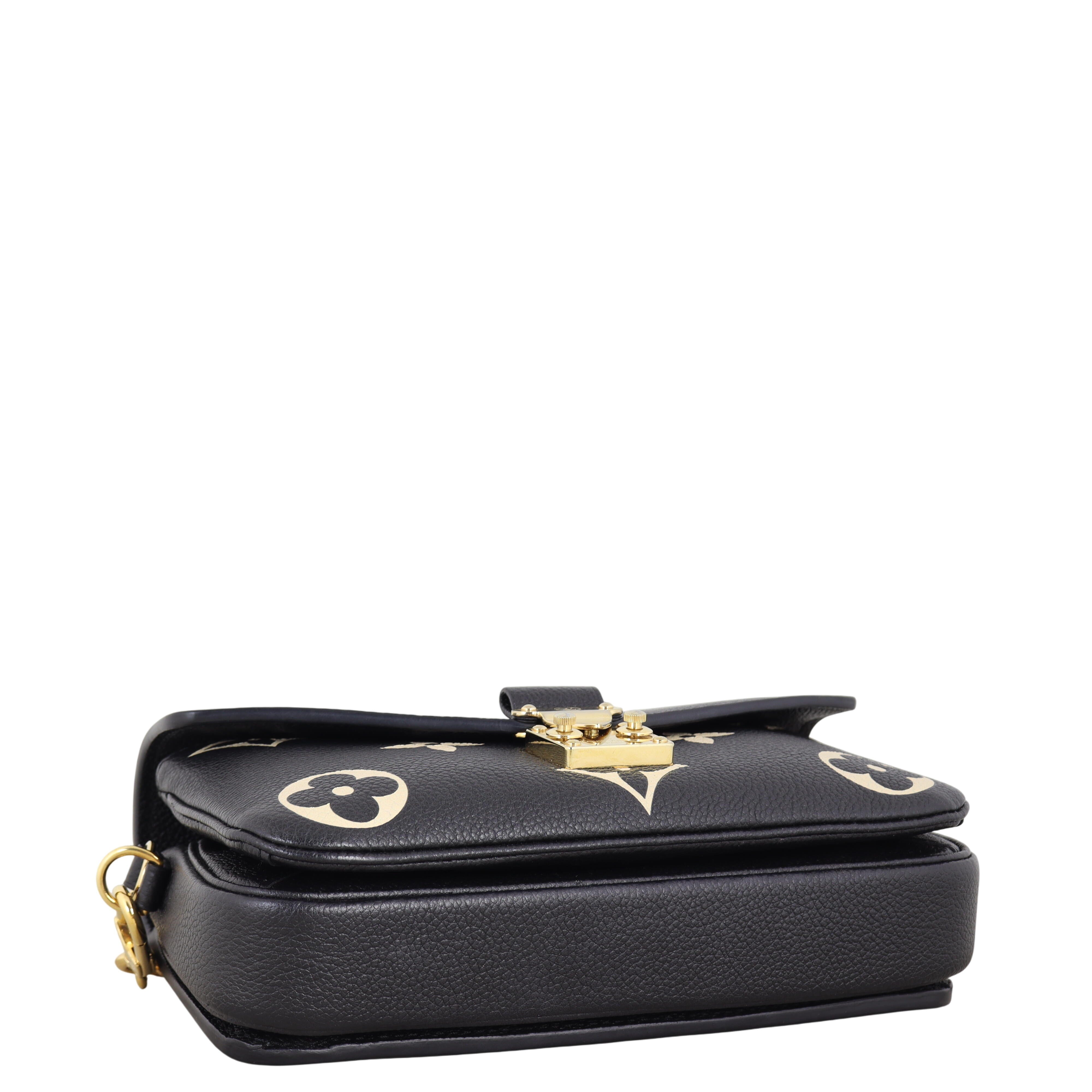 Louis Vuitton Pochette Metis East West Monogram Empreinte Bicolour