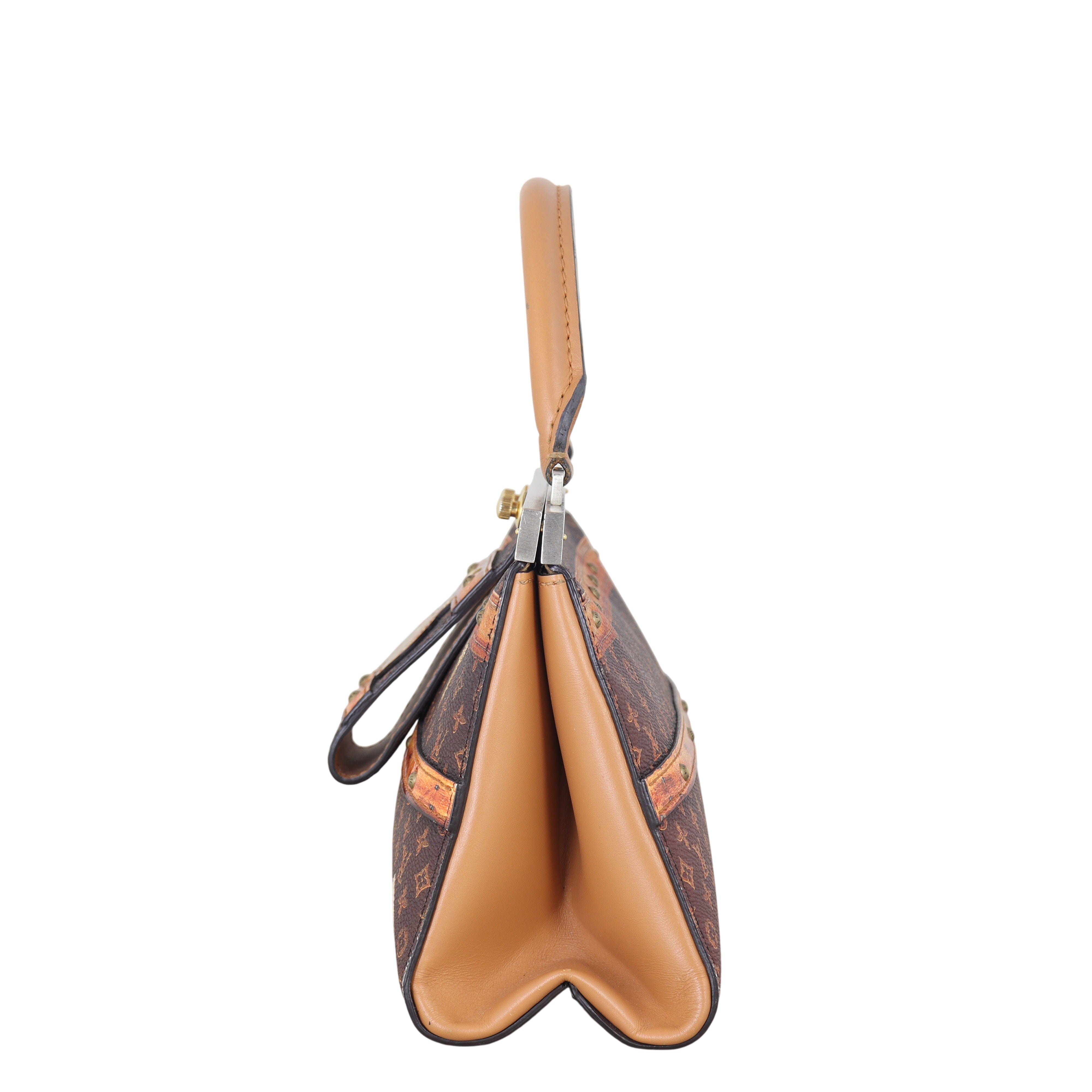 Louis Vuitton Time Trunk Crown Frame Bag Monogram Transformed