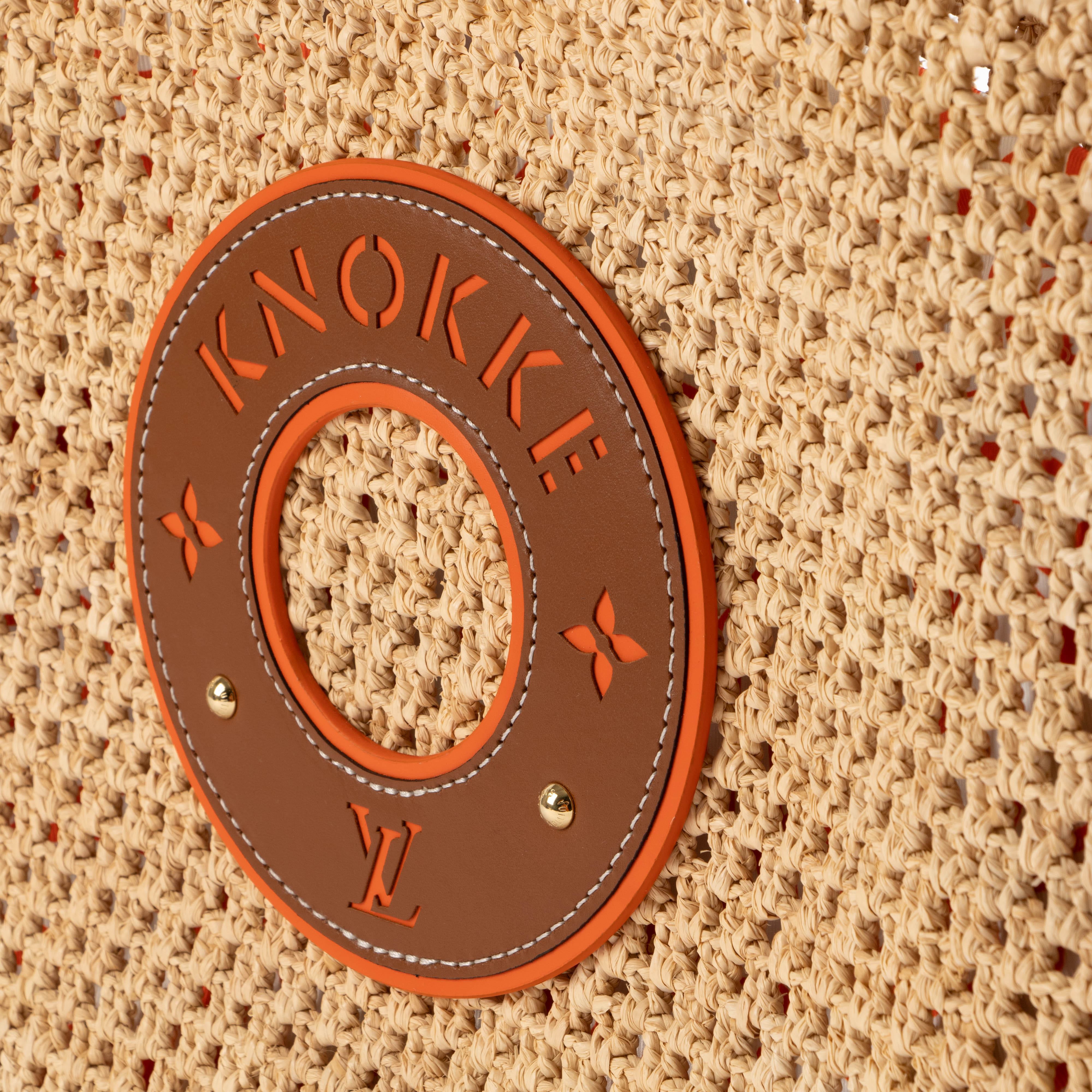 Louis Vuitton By the Pool Raffia Onthego MM Knokke Bag