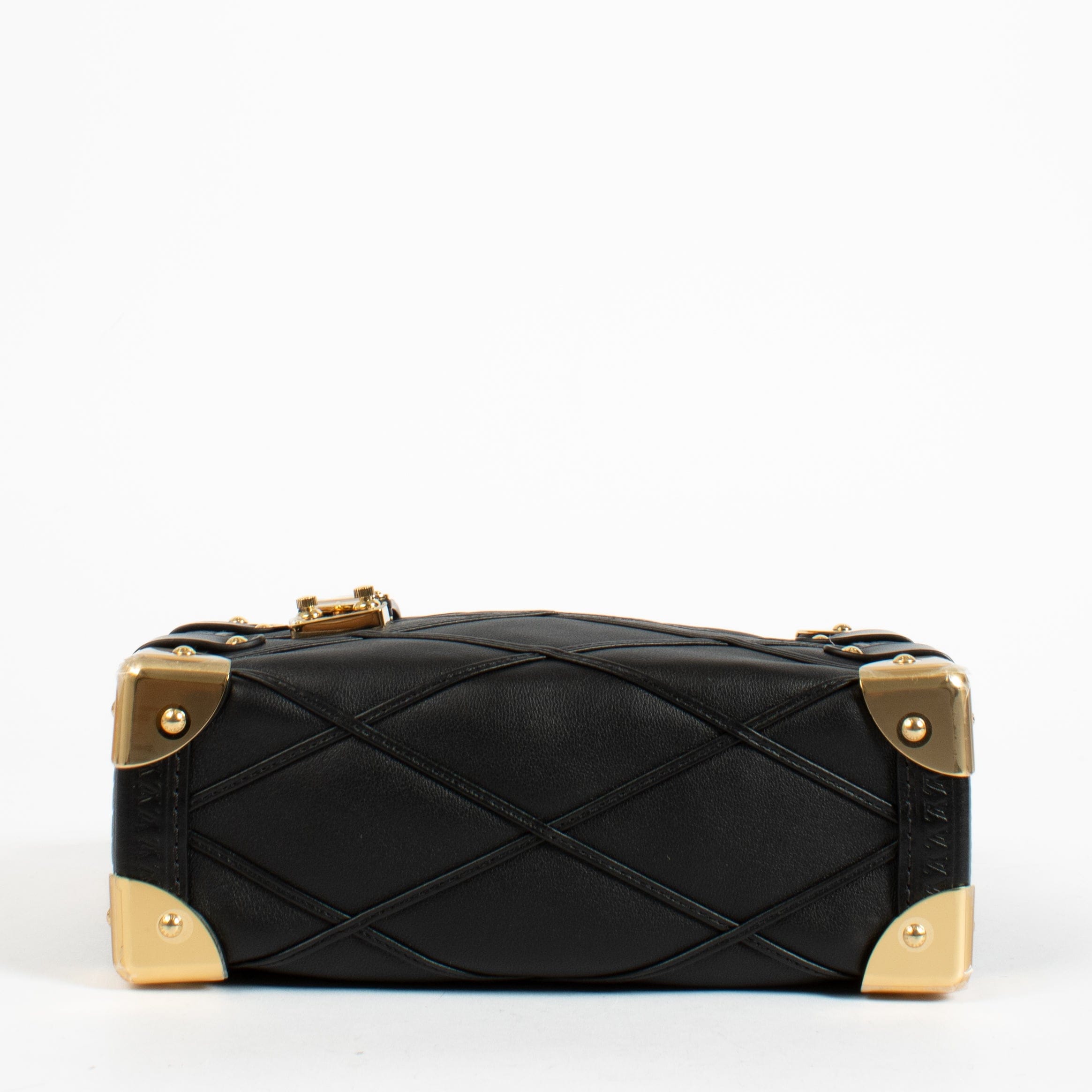 Louis Vuitton Black Malletage Side Trunk PM