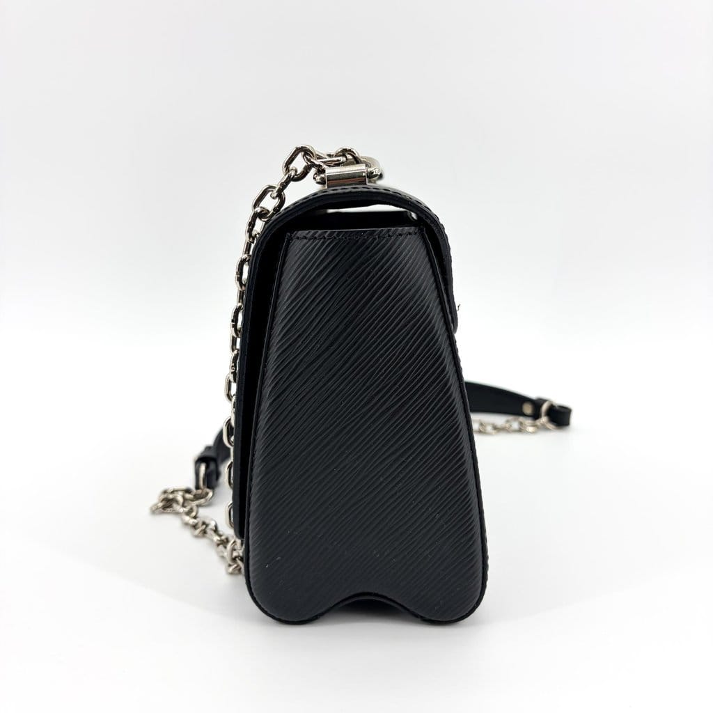 Louis Vuitton Epi Twist MM Black Silver Hardware