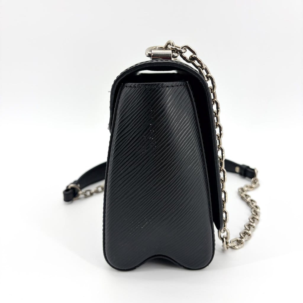 Louis Vuitton Epi Twist MM Black Silver Hardware