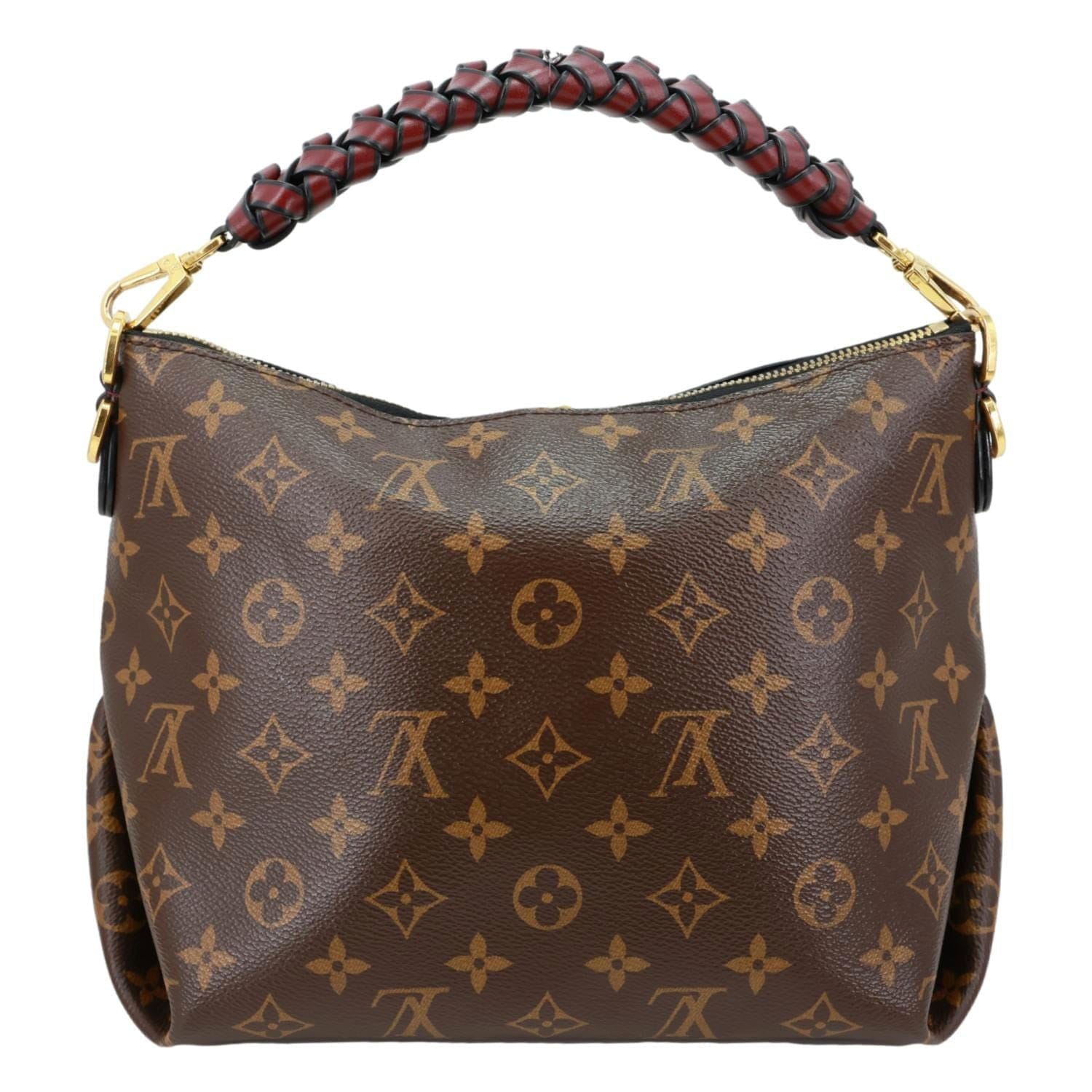 LOUIS VUITTON Beaubourg Mini Monogram Canvas Hobo Bag Bordeaux