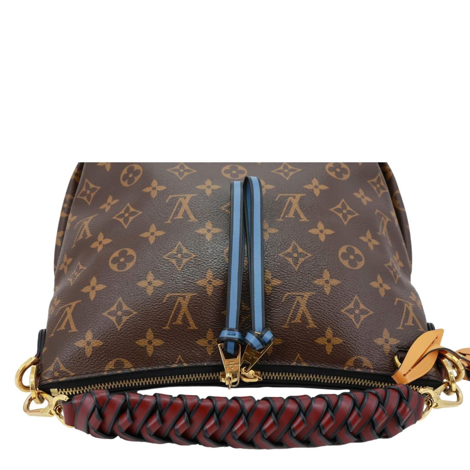 LOUIS VUITTON Beaubourg Mini Monogram Canvas Hobo Bag Bordeaux