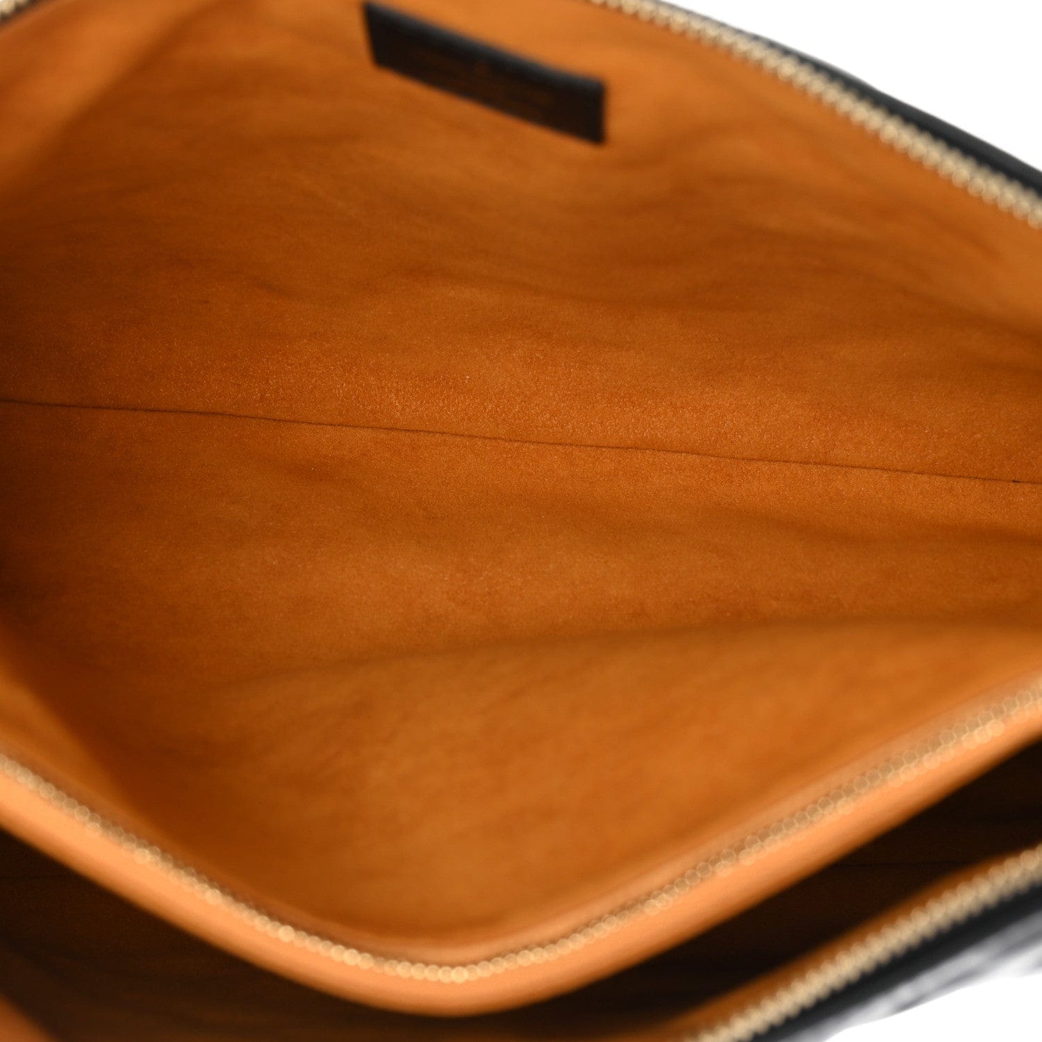 Louis Vuitton Lambskin Embossed Monogram Coussin MM Black