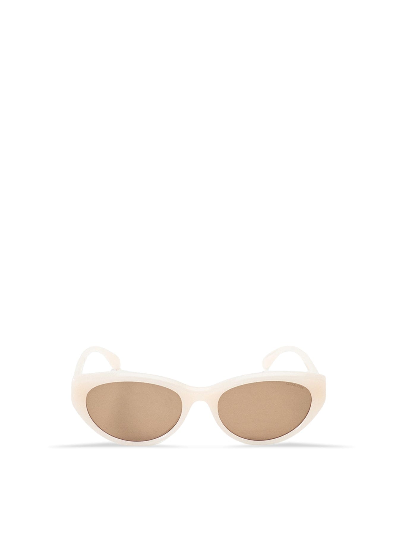 Coach 0HC8456D Round Sunglasses Cream