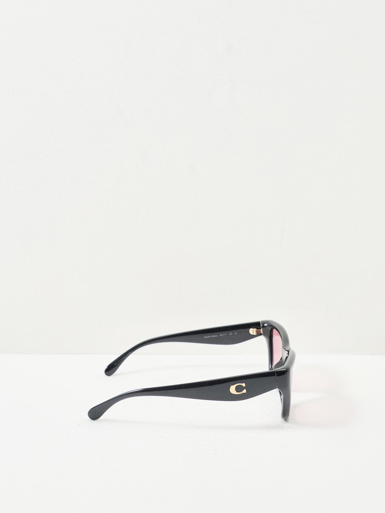 Coach 0HC8449U Cat Eye Sunglasses Black