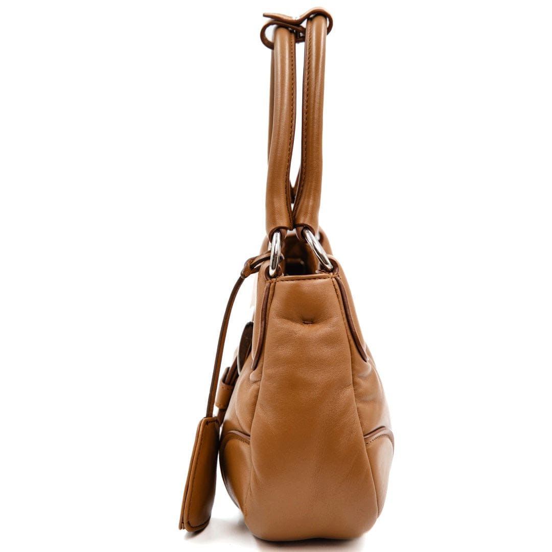 Prada Moon Re Edition 2002 Padded Nappa Leather Bag Caramel