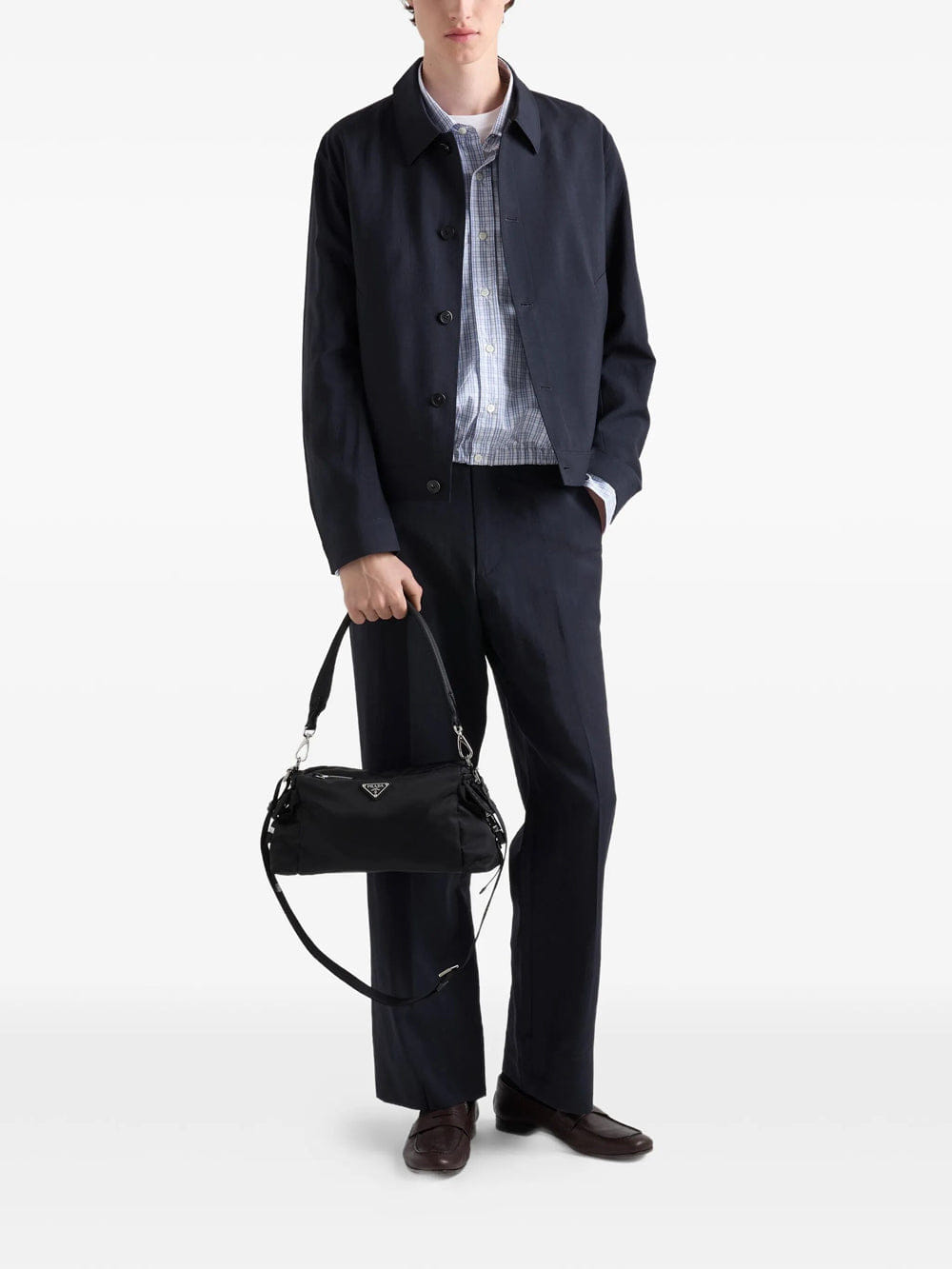 Prada Men Prada Explore Re - Nylon And Leather Bag