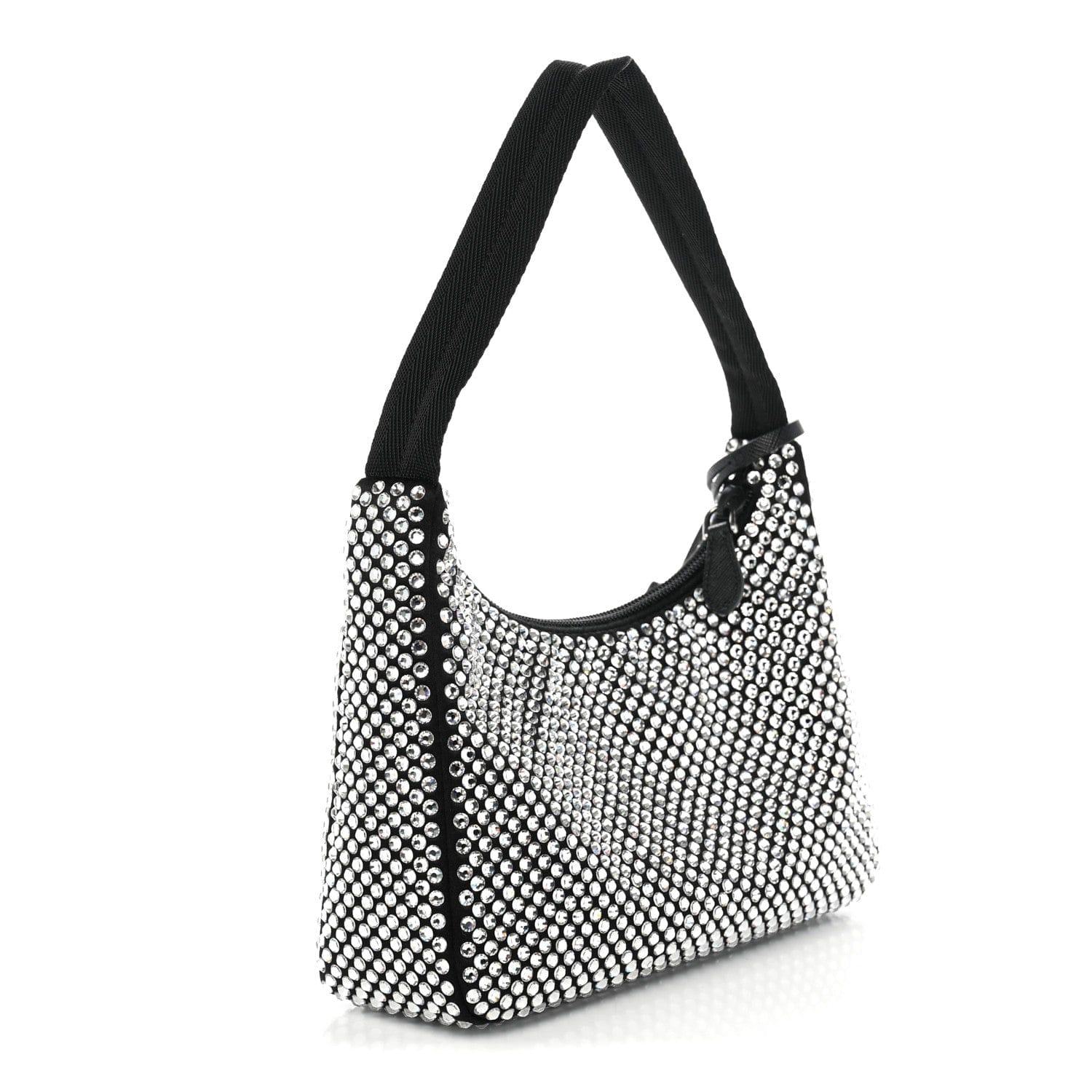 Prada Satin Crystal Mini Re - Edition 2000 Bag Cristal