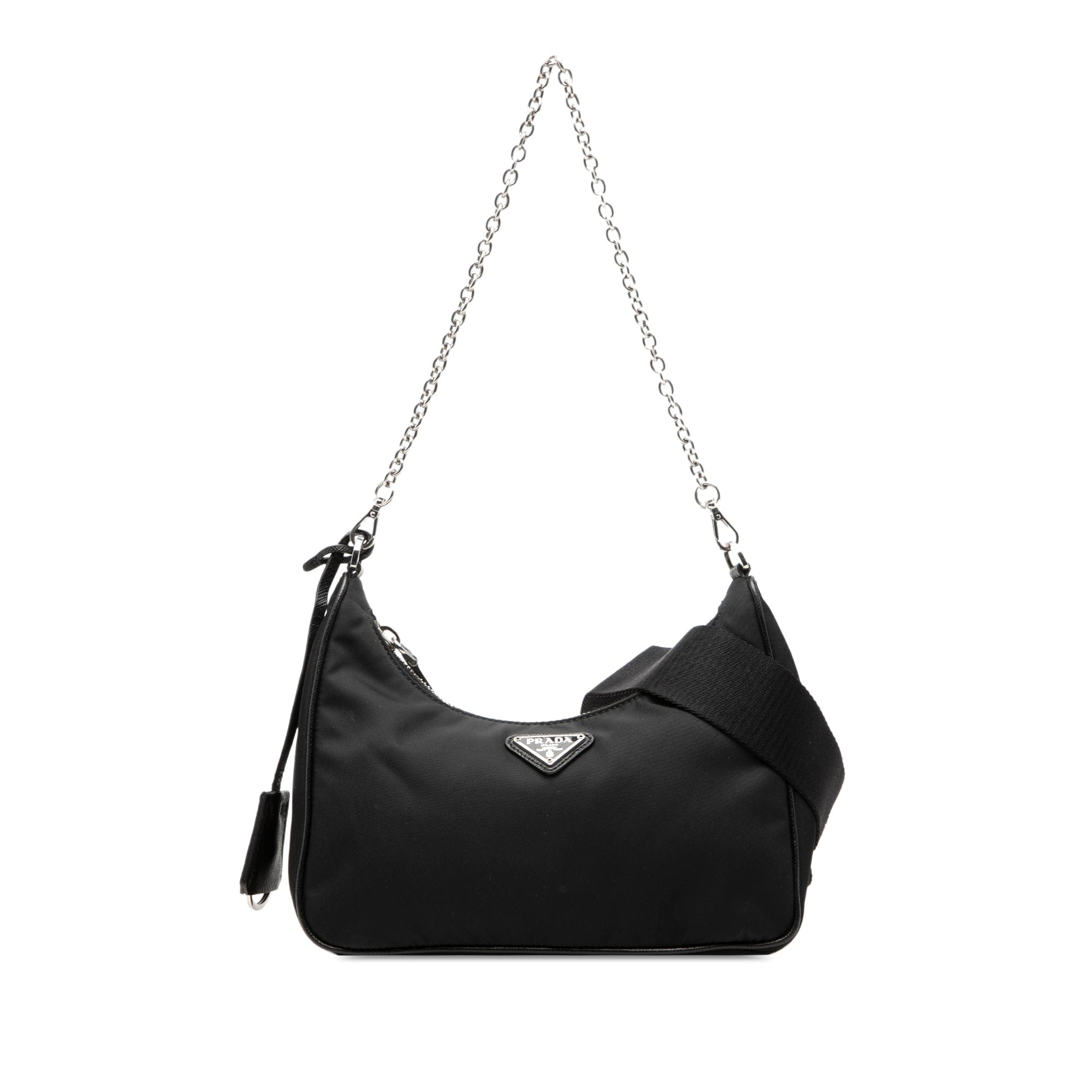 Prada Saffiano Trimmed Re Nylon Re Edition 2005 Satchel