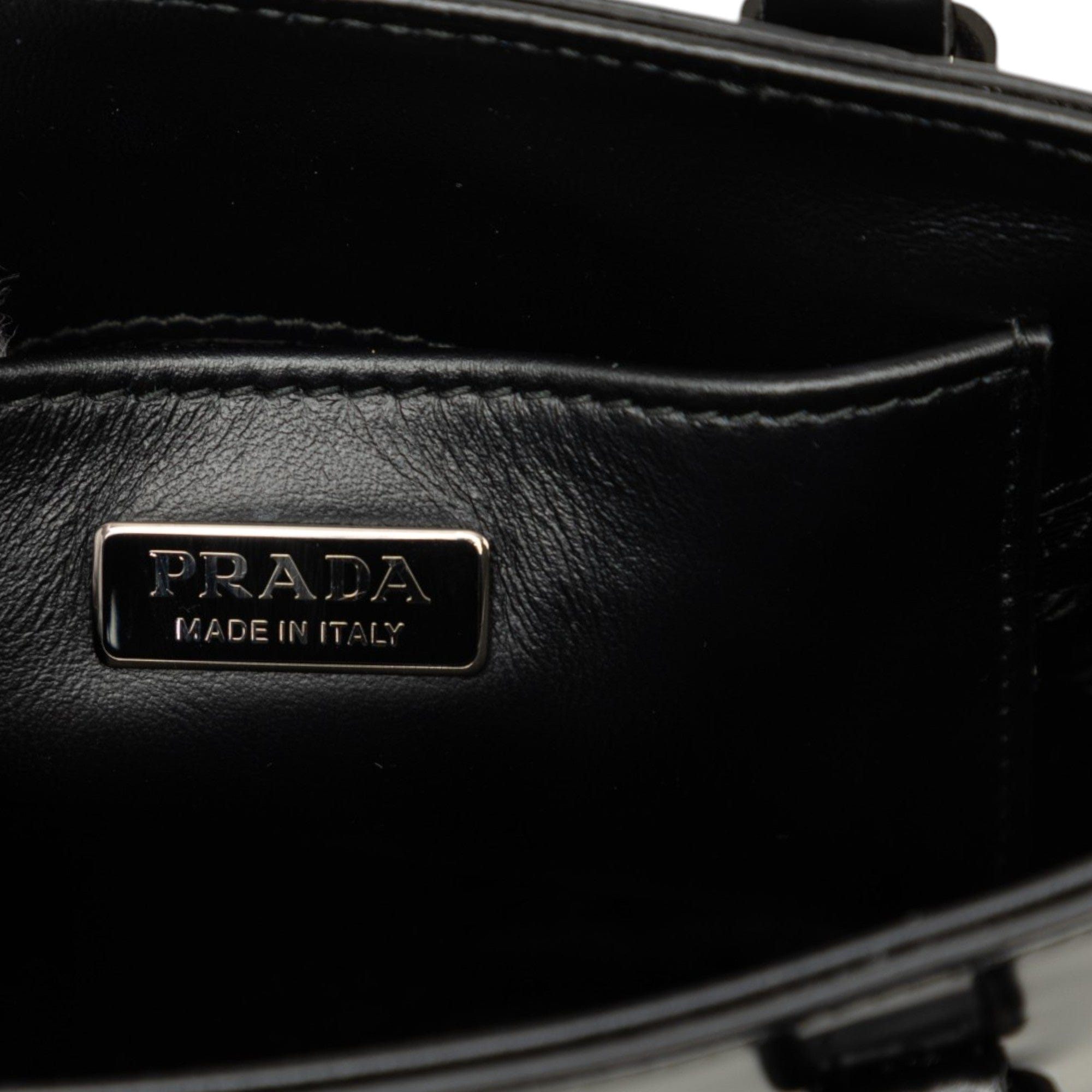Prada Small Spazzolato Leather Satchel