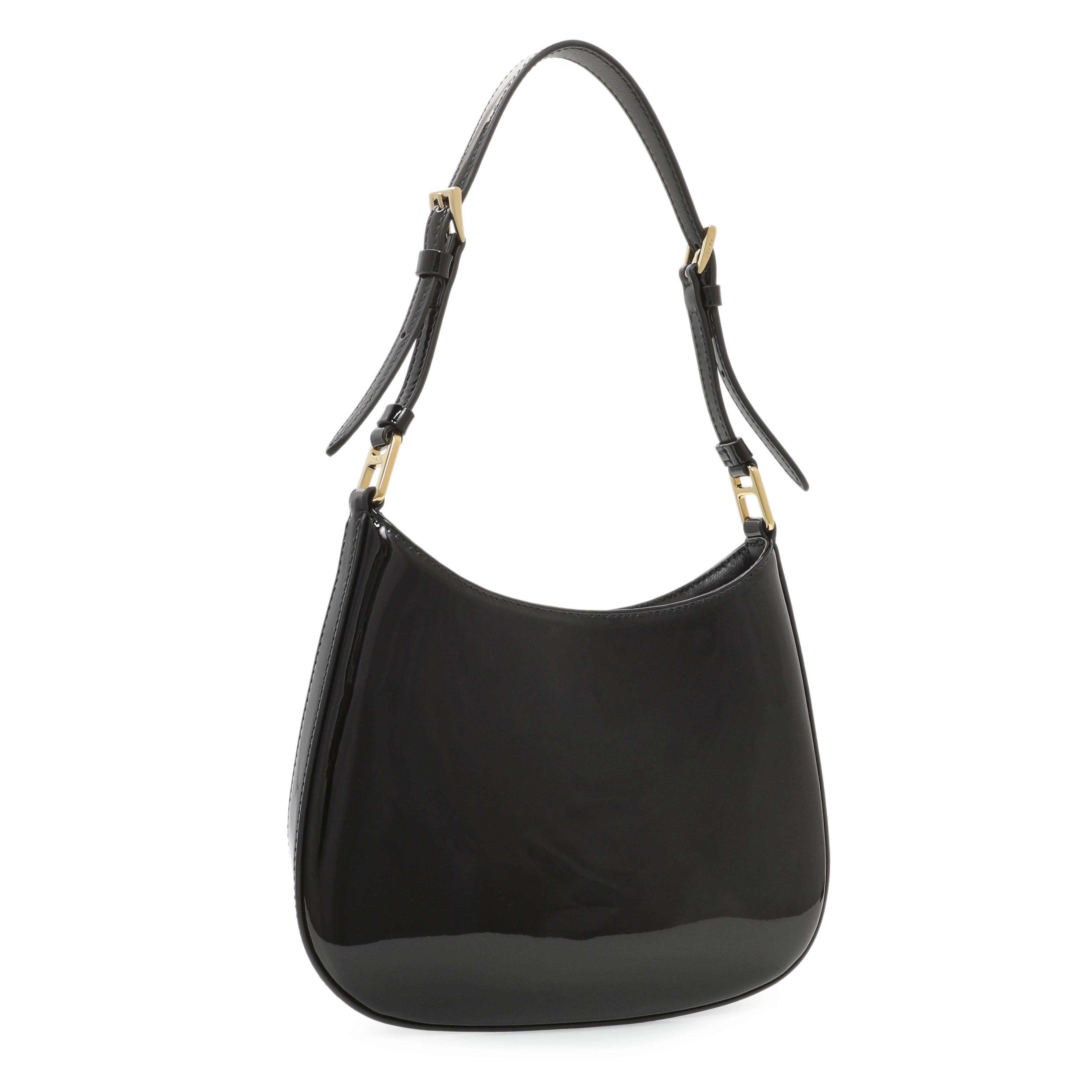 Prada Black Patent Cleo Bag