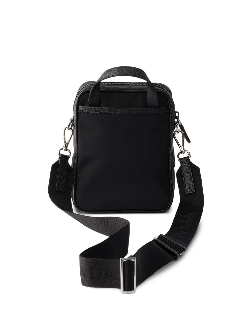Prada Men Borsa A Tracolla In Re - Nylon E Saffiano