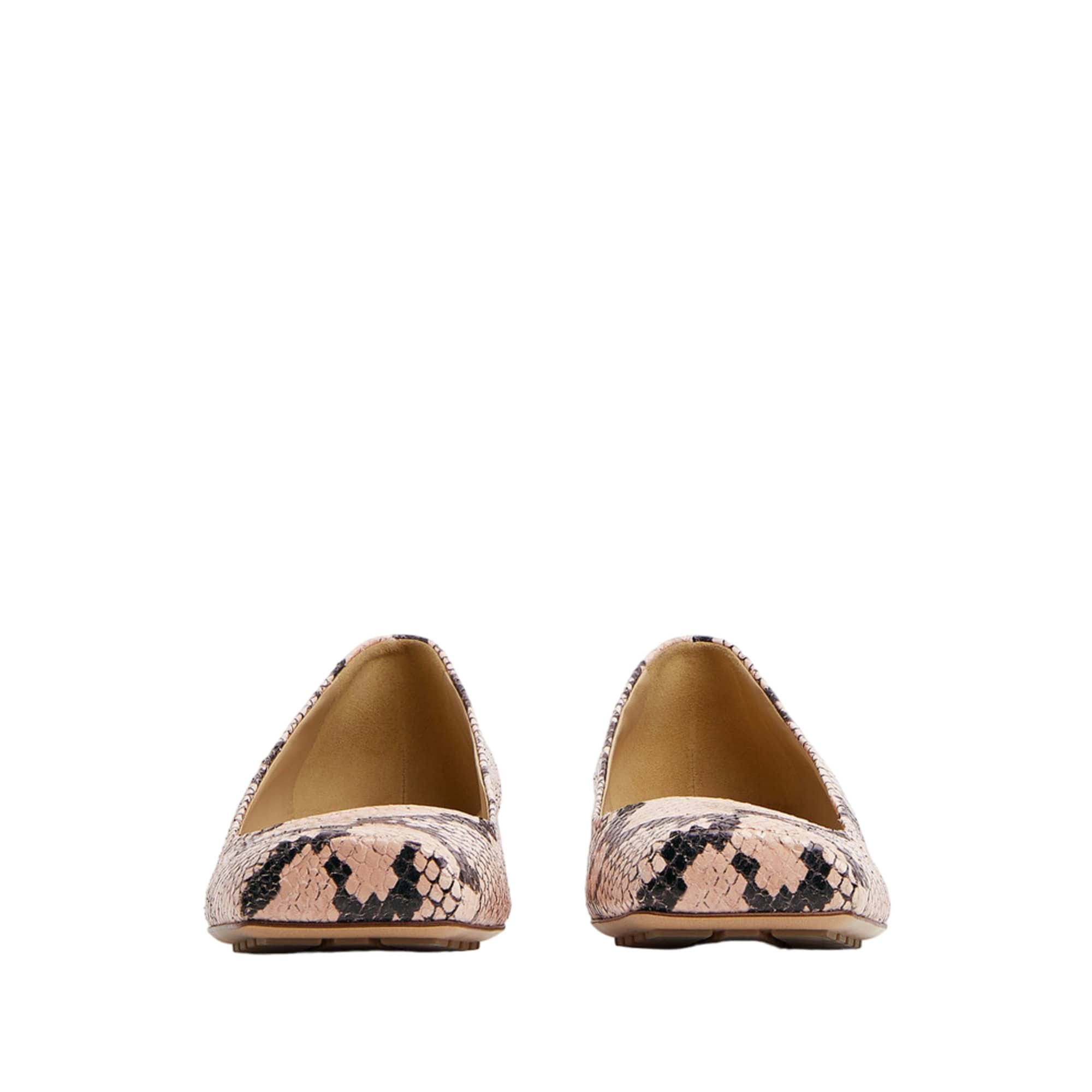 Bottega Veneta Tower Python - Print Ballerina Shoes
