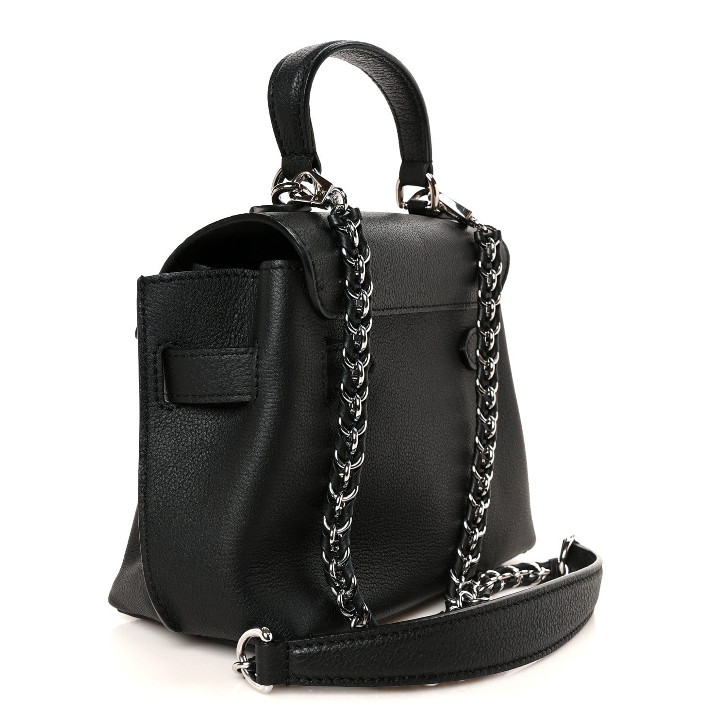 Louis Vuitton Calfskin Lockme Ever BB Black