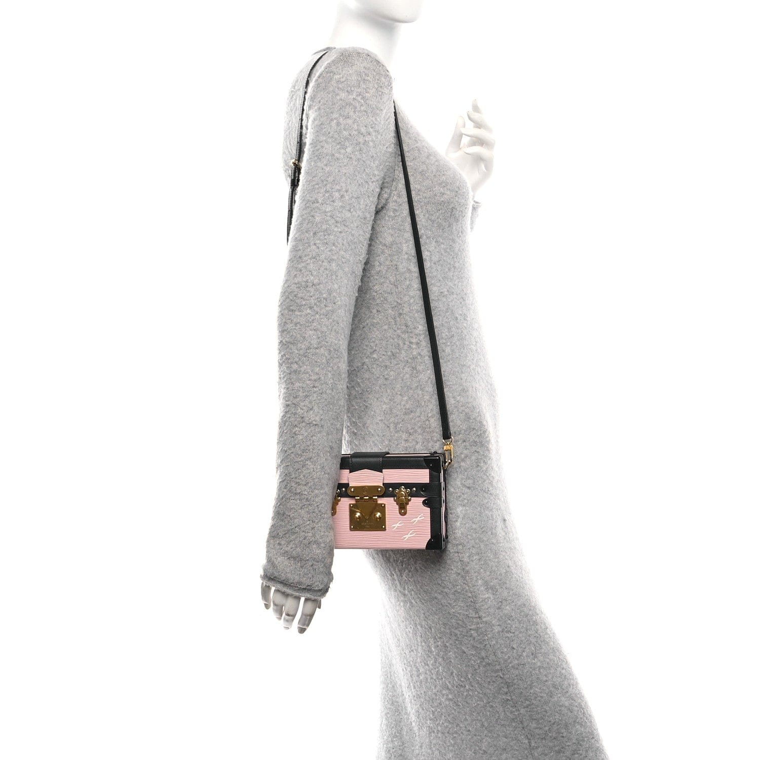 Louis Vuitton Epi Petite Malle Rose Ballerine