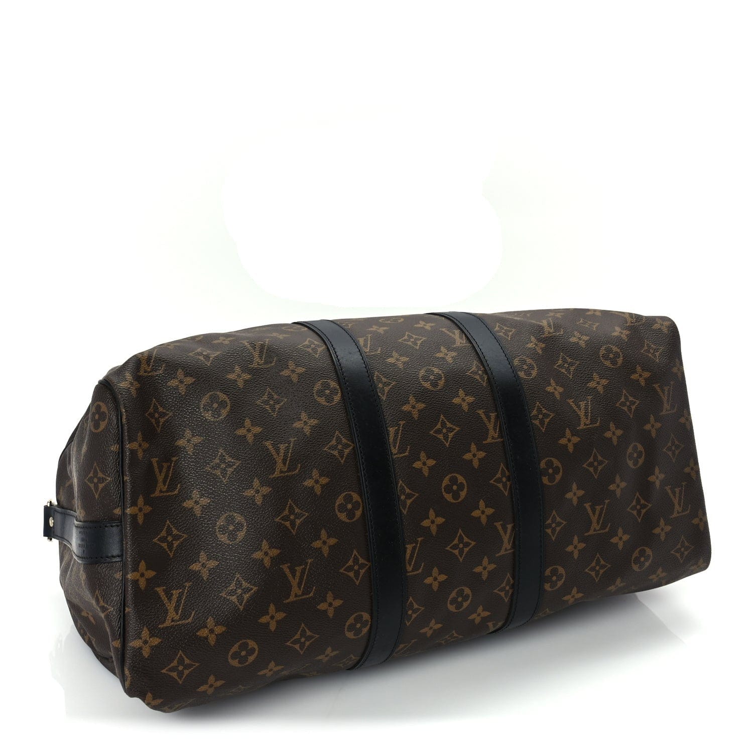Louis Vuitton Monogram Macassar Keepall Bandouliere 45 Black