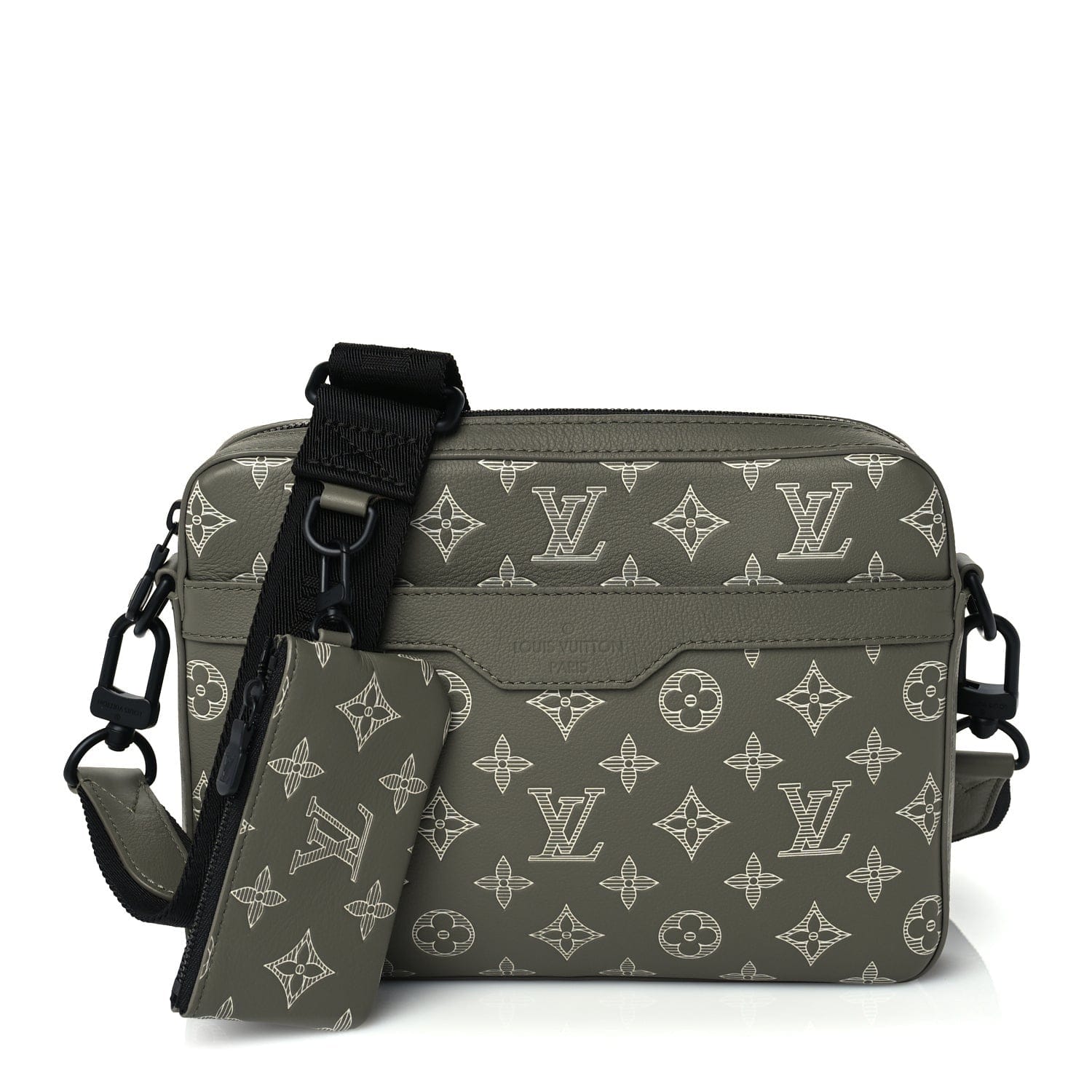 Louis Vuitton Monogram Shadow G65 Trio Messenger Olive Green
