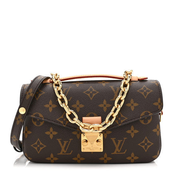 Louis Vuitton Monogram Pochette Metis East West