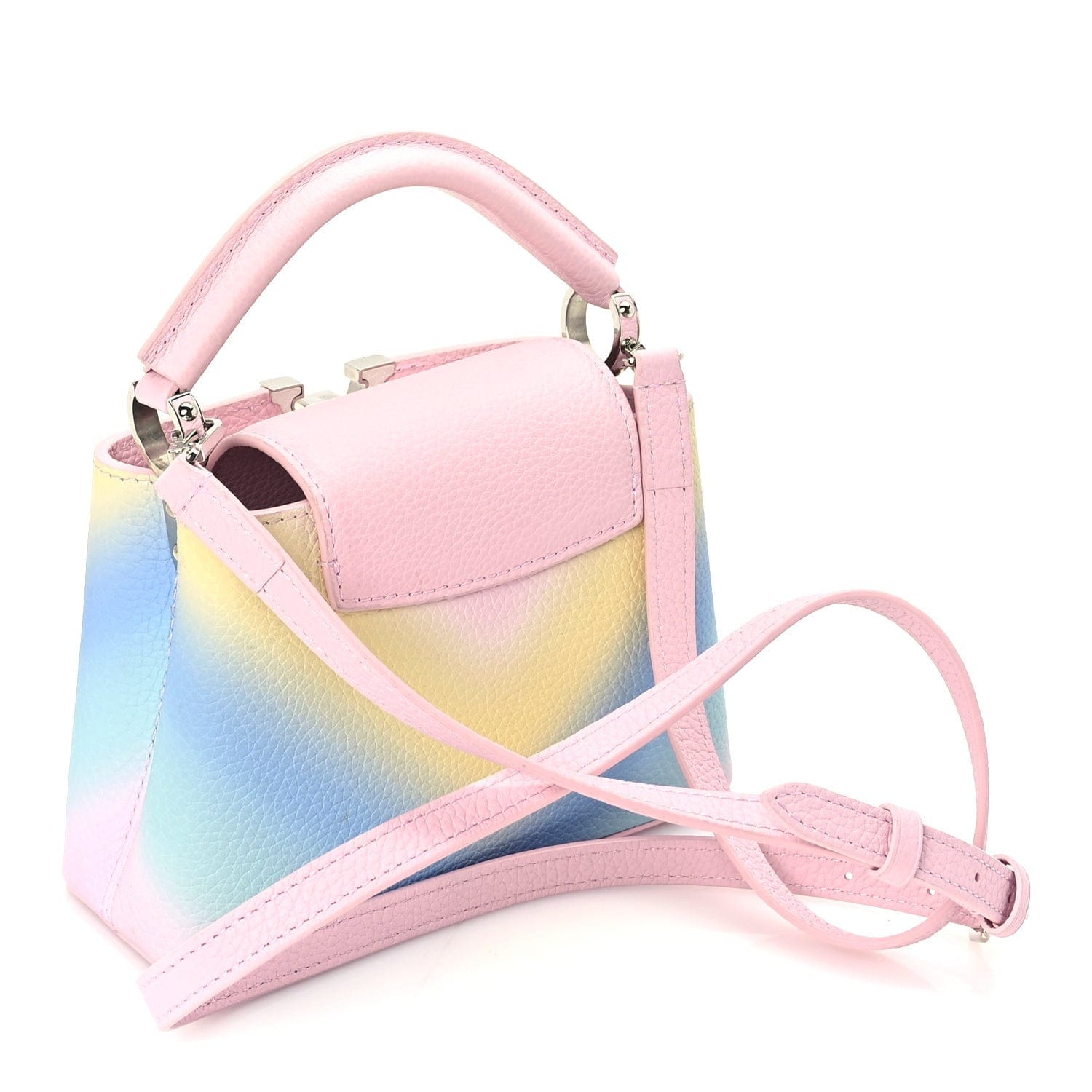 Louis Vuitton Taurillon Mini Degrade Rainbow V Capucines