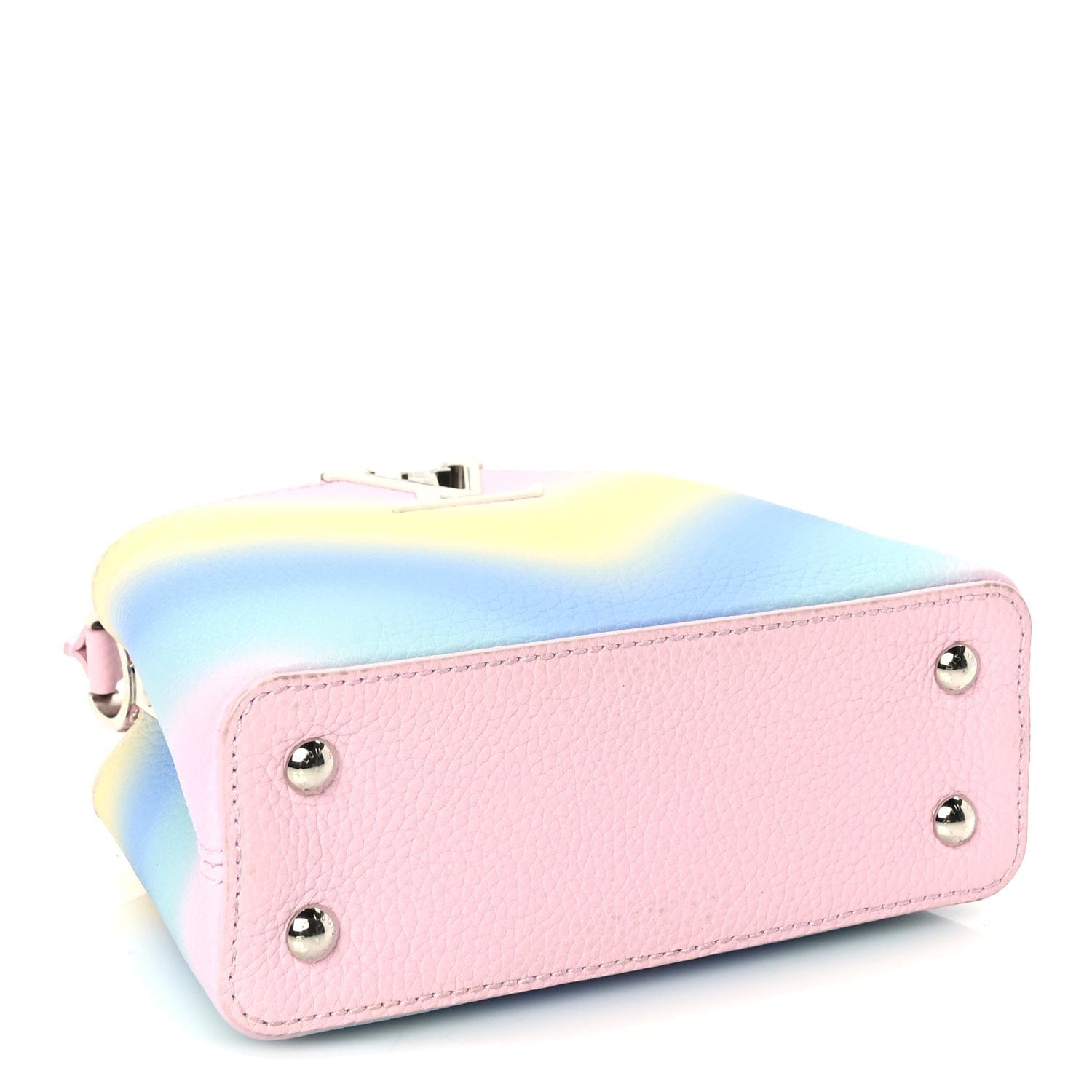 Louis Vuitton Taurillon Mini Degrade Rainbow V Capucines