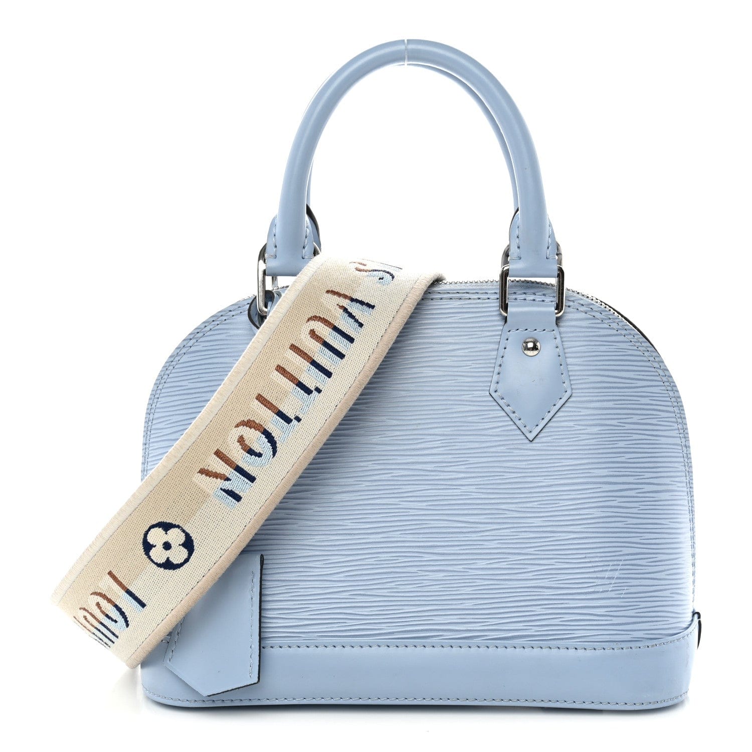 Louis Vuitton Epi Jacquard Alma BB Bleu Nuage