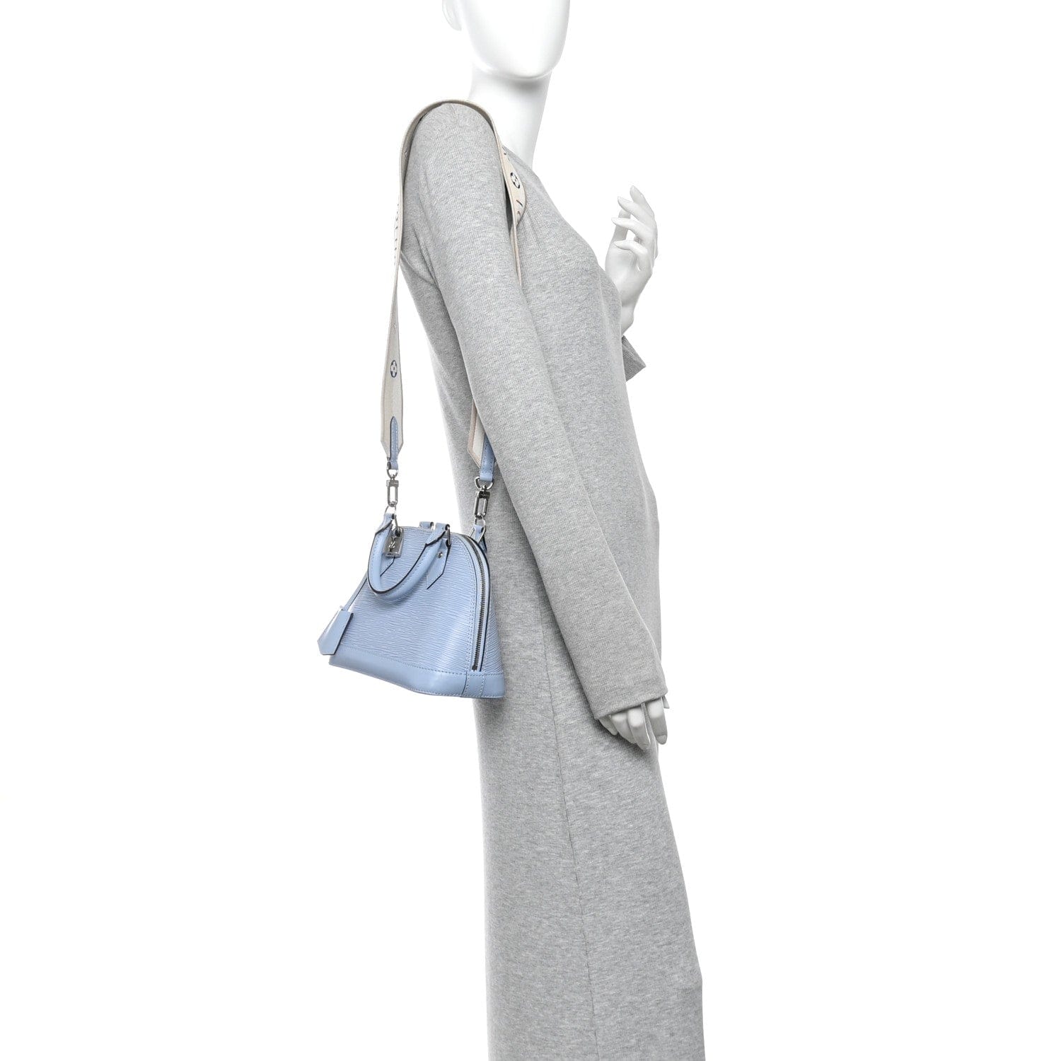 Louis Vuitton Epi Jacquard Alma BB Bleu Nuage