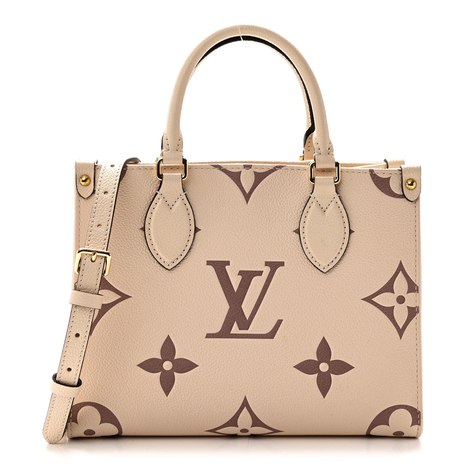 Louis Vuitton Empreinte Monogram Giant Onthego PM Creme Bois De Rose